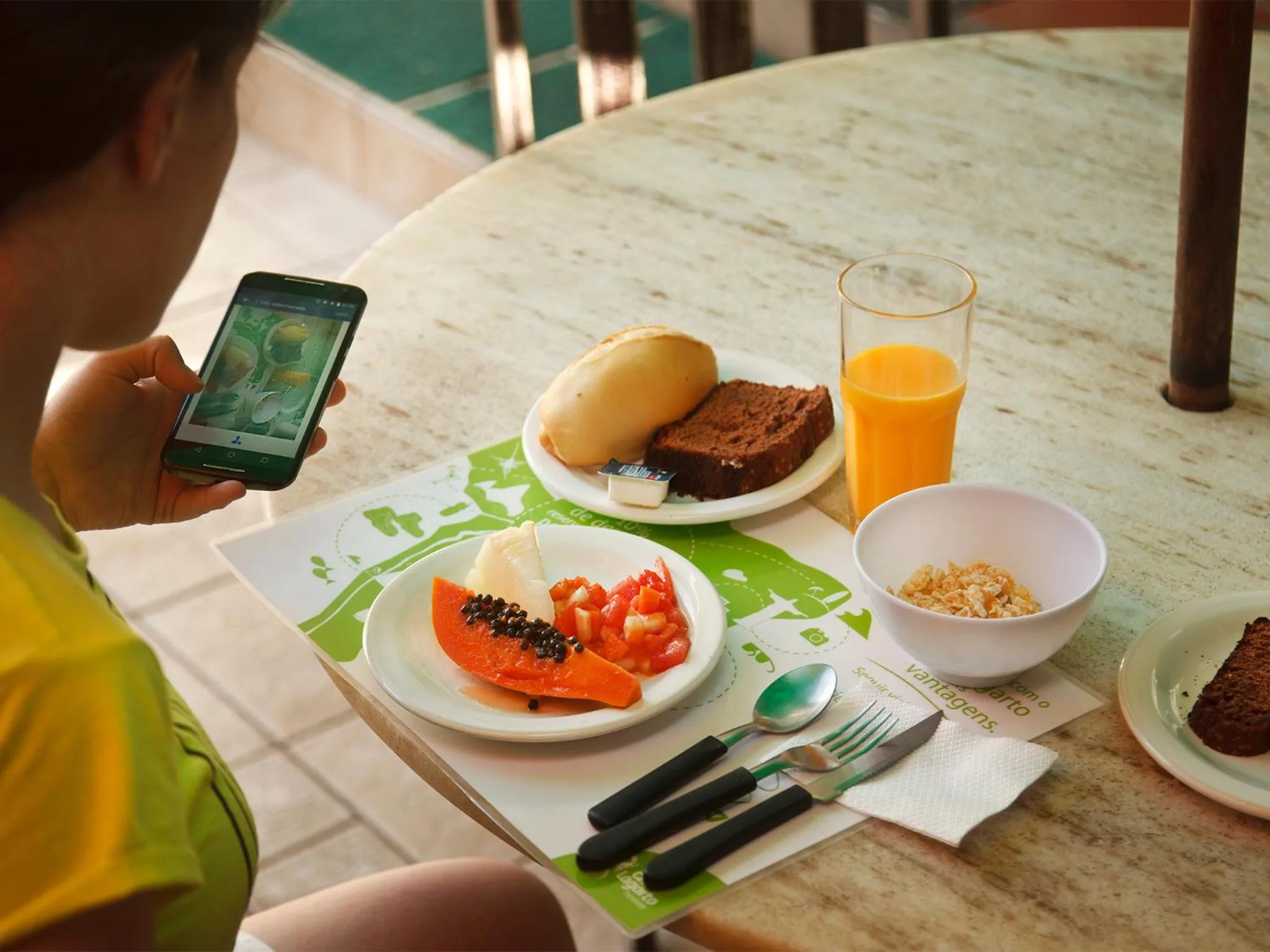Breakfast in Che Lagarto Hostel Búzios