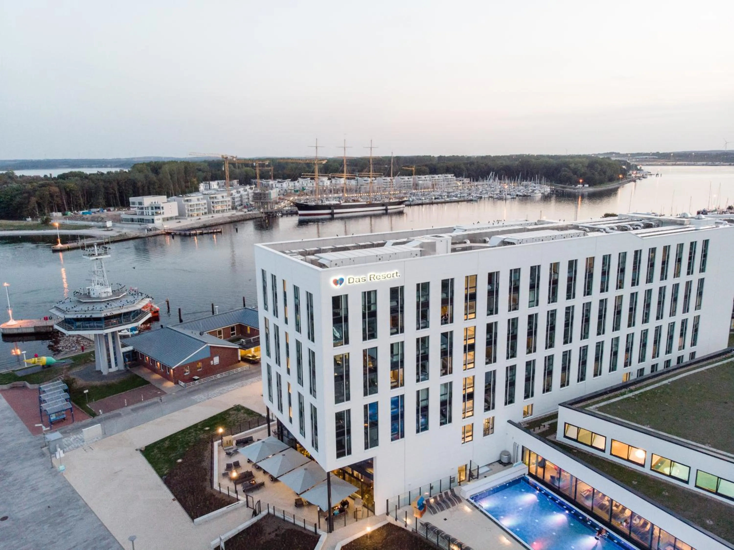 Bird's eye view in aja Travemünde