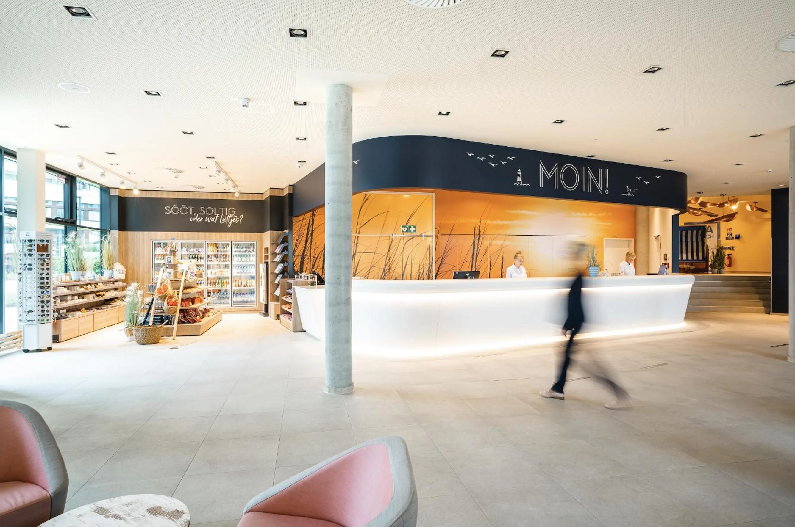 Lobby or reception in aja Travemünde