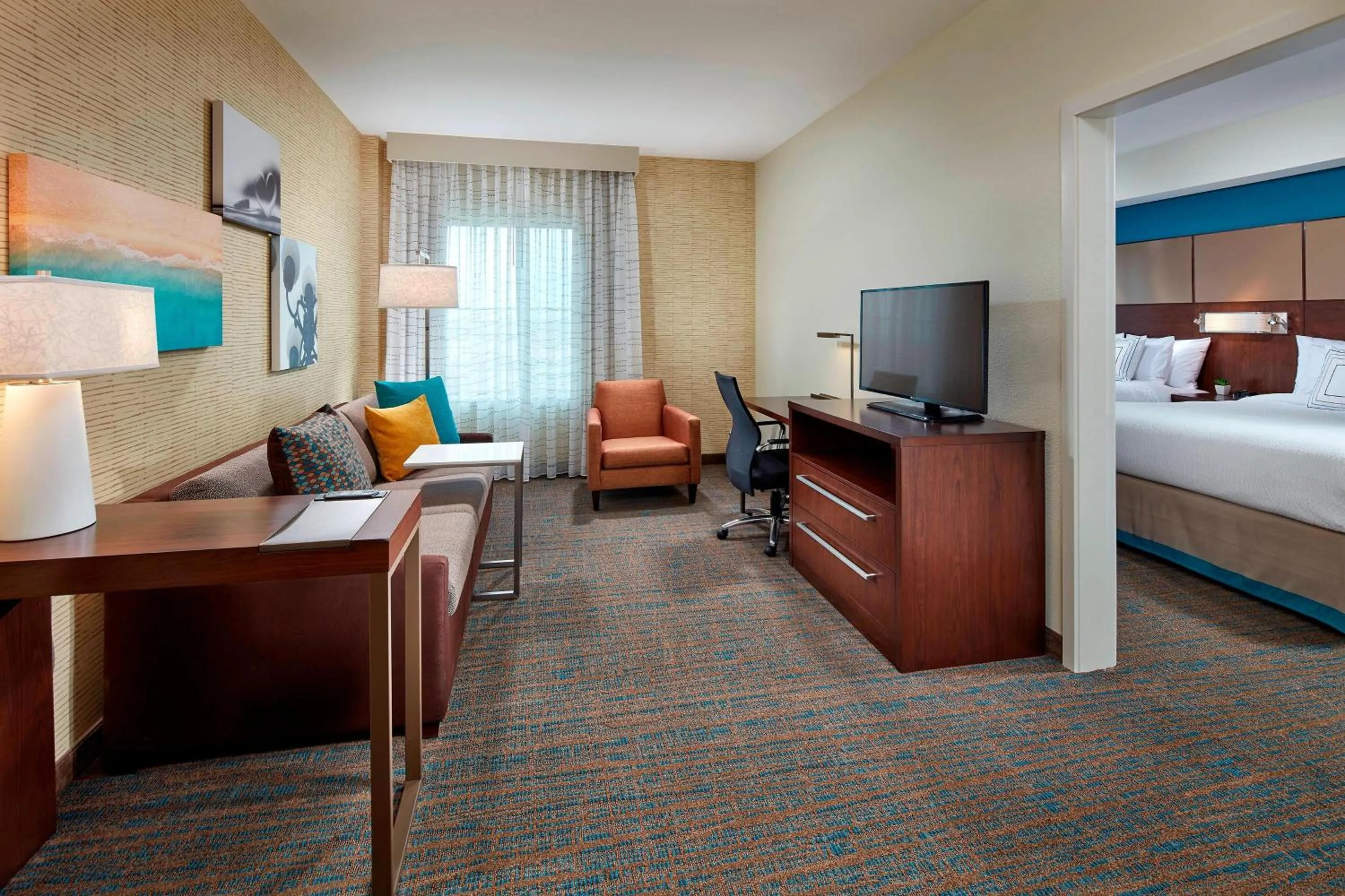 Living room, Bed in Residence Inn by Marriott San Diego Chula Vista