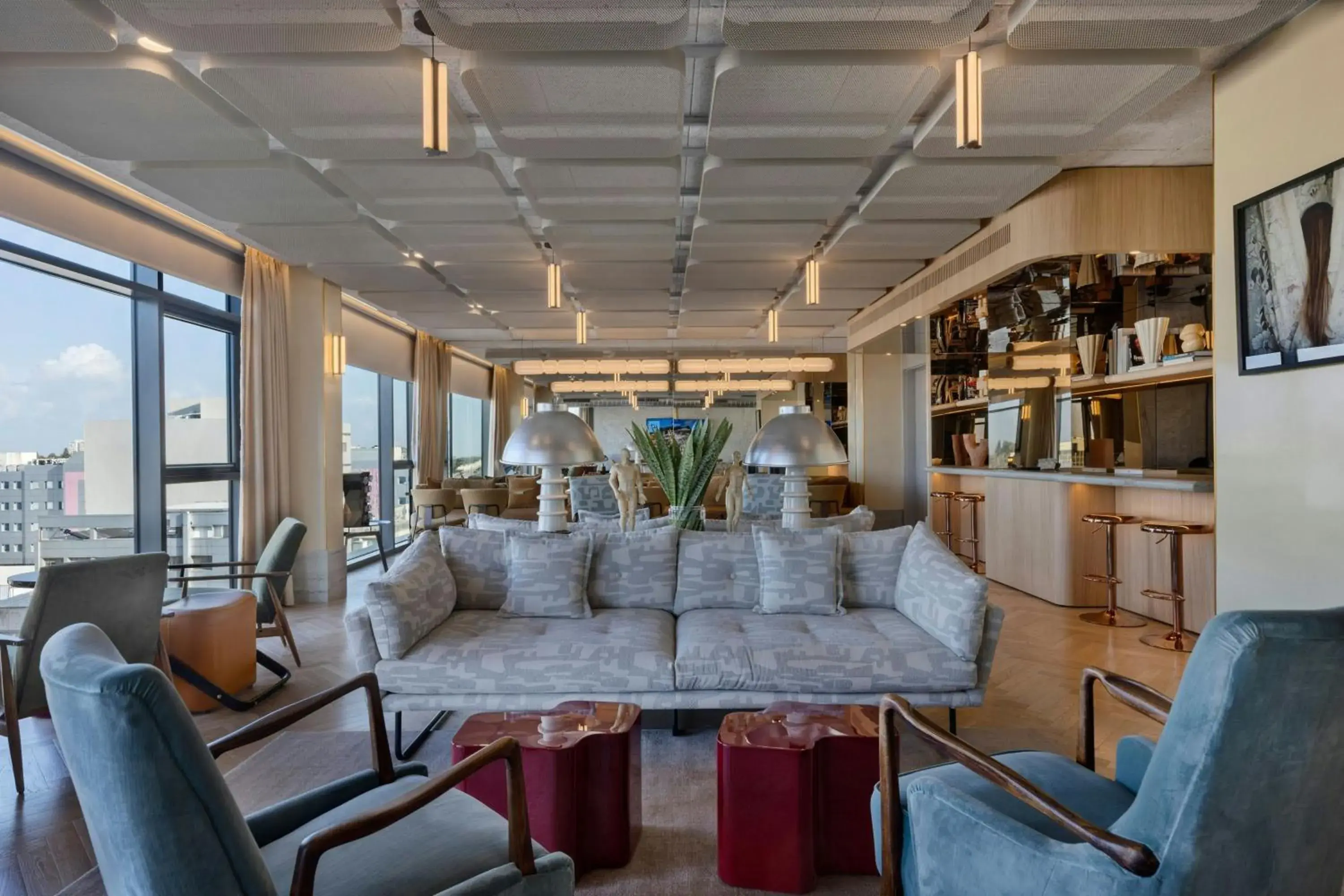 Lobby or reception in Publica Isrotel, Autograph Collection Lobby or reception in Publica Isrotel, Autograph Collection