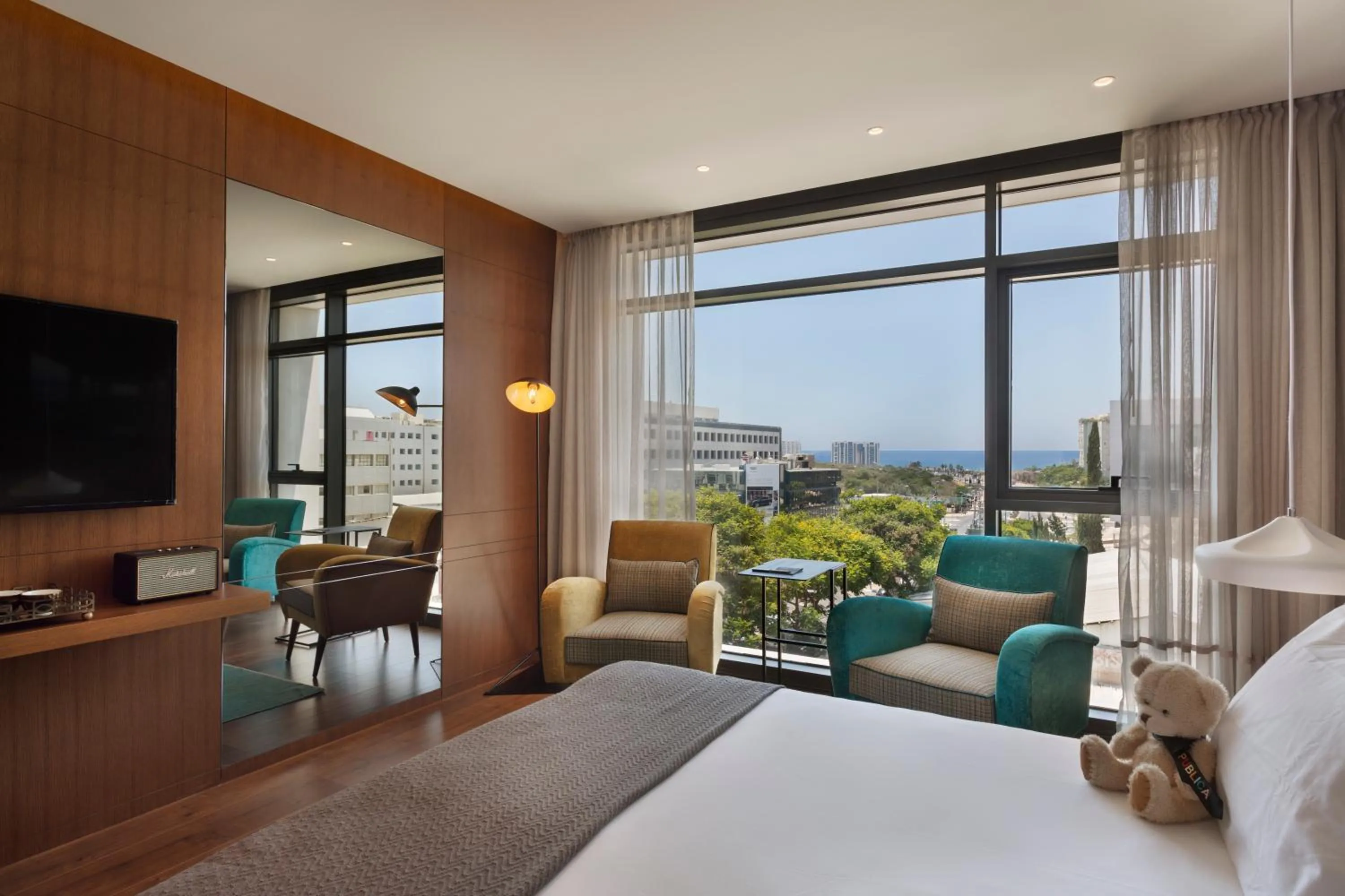 Bedroom, Bed in Publica Isrotel, Autograph Collection