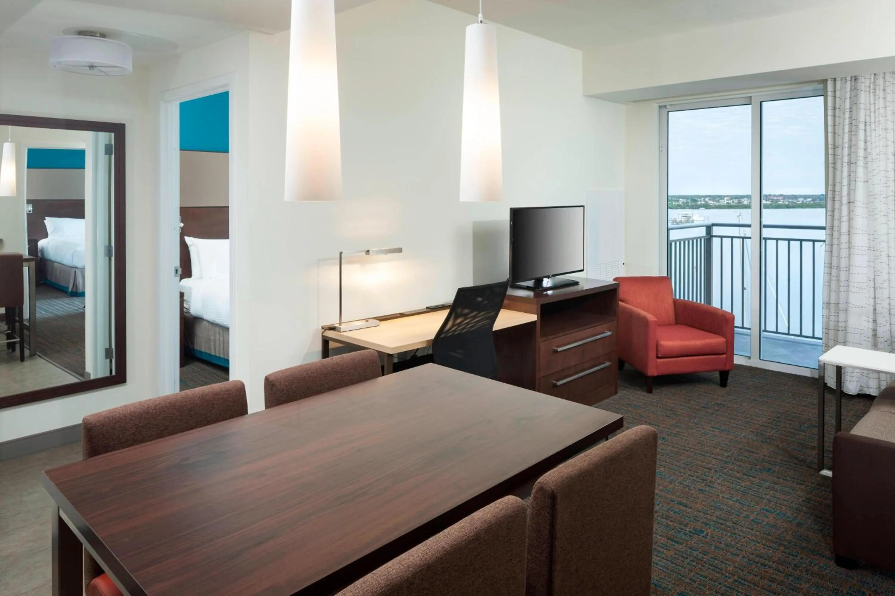 Bedroom, Bed in Residence Inn by Marriott Clearwater Beach