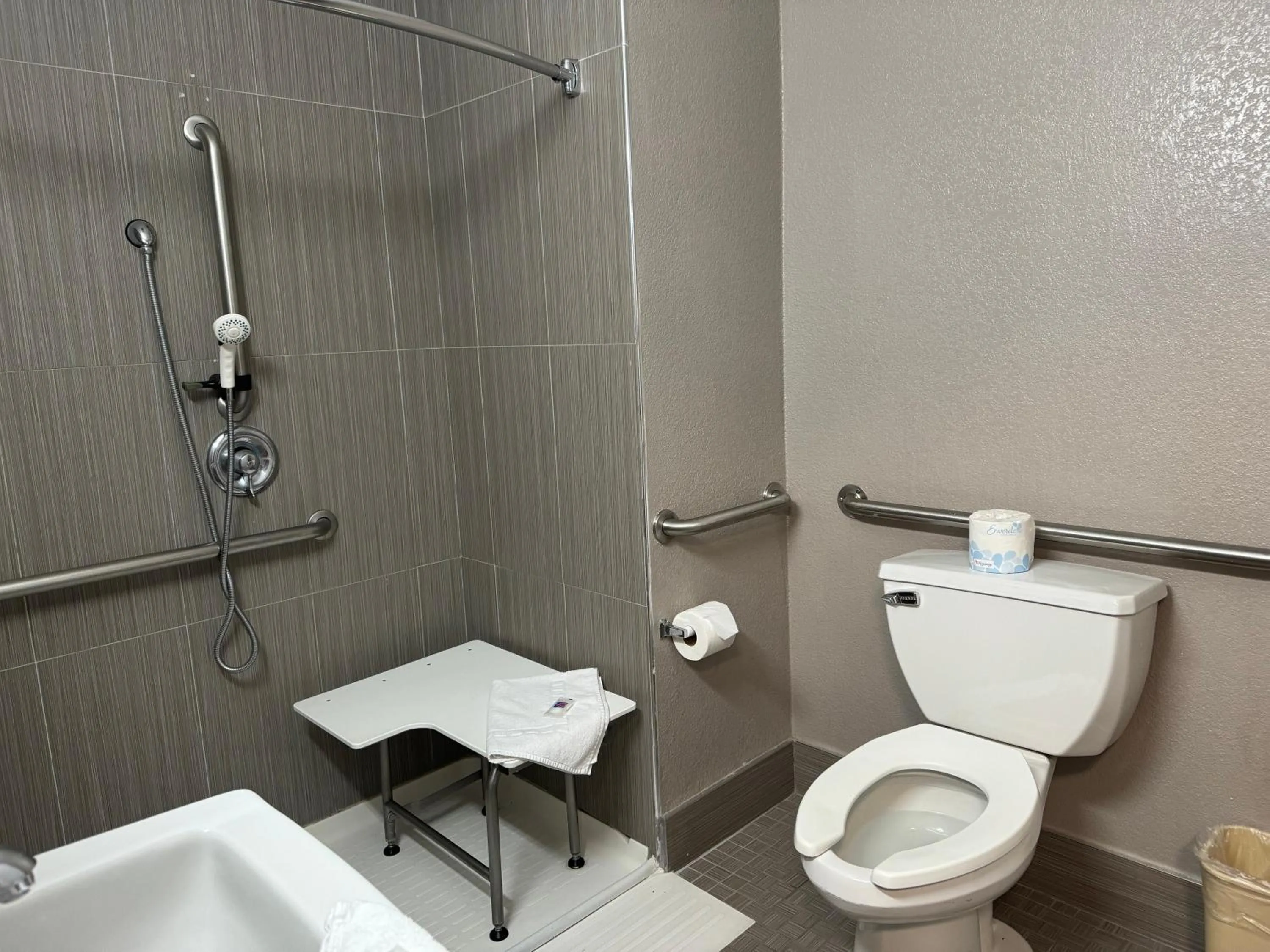 Bathroom in Motel 6 Hollywood