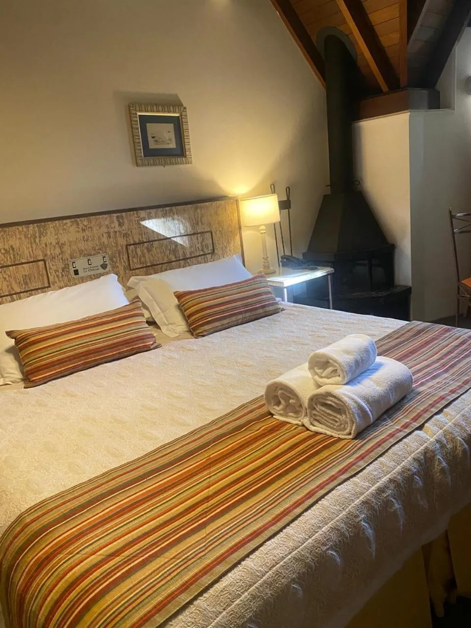 Bed in Hotel Pousada Le Chateau