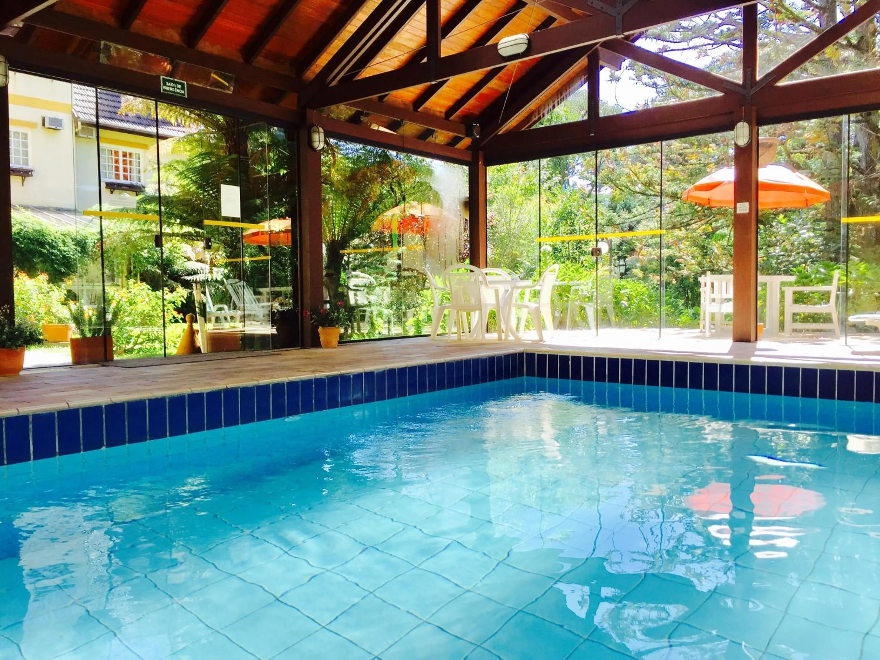 Garden in Hotel Pousada Le Chateau