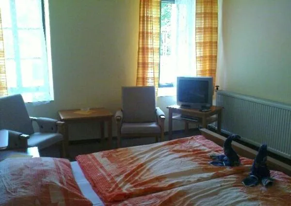 Bed in Hotel U Broucka