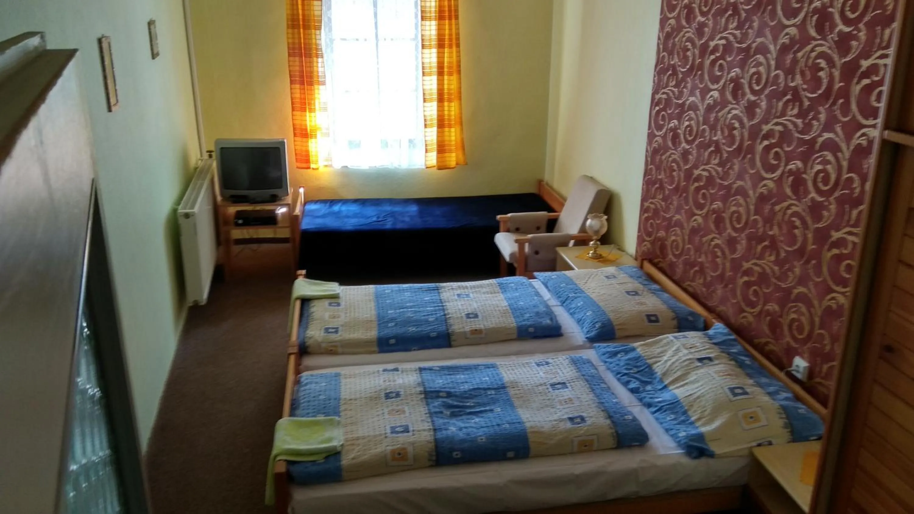 Bed in Hotel U Broucka