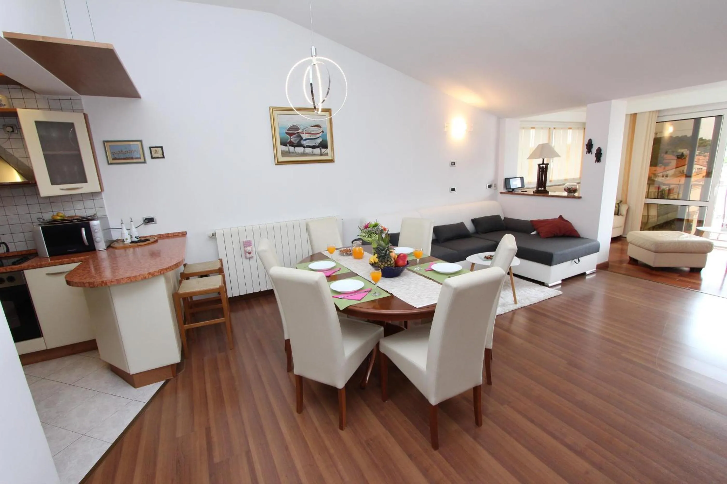 Living room in Apartments Tanja