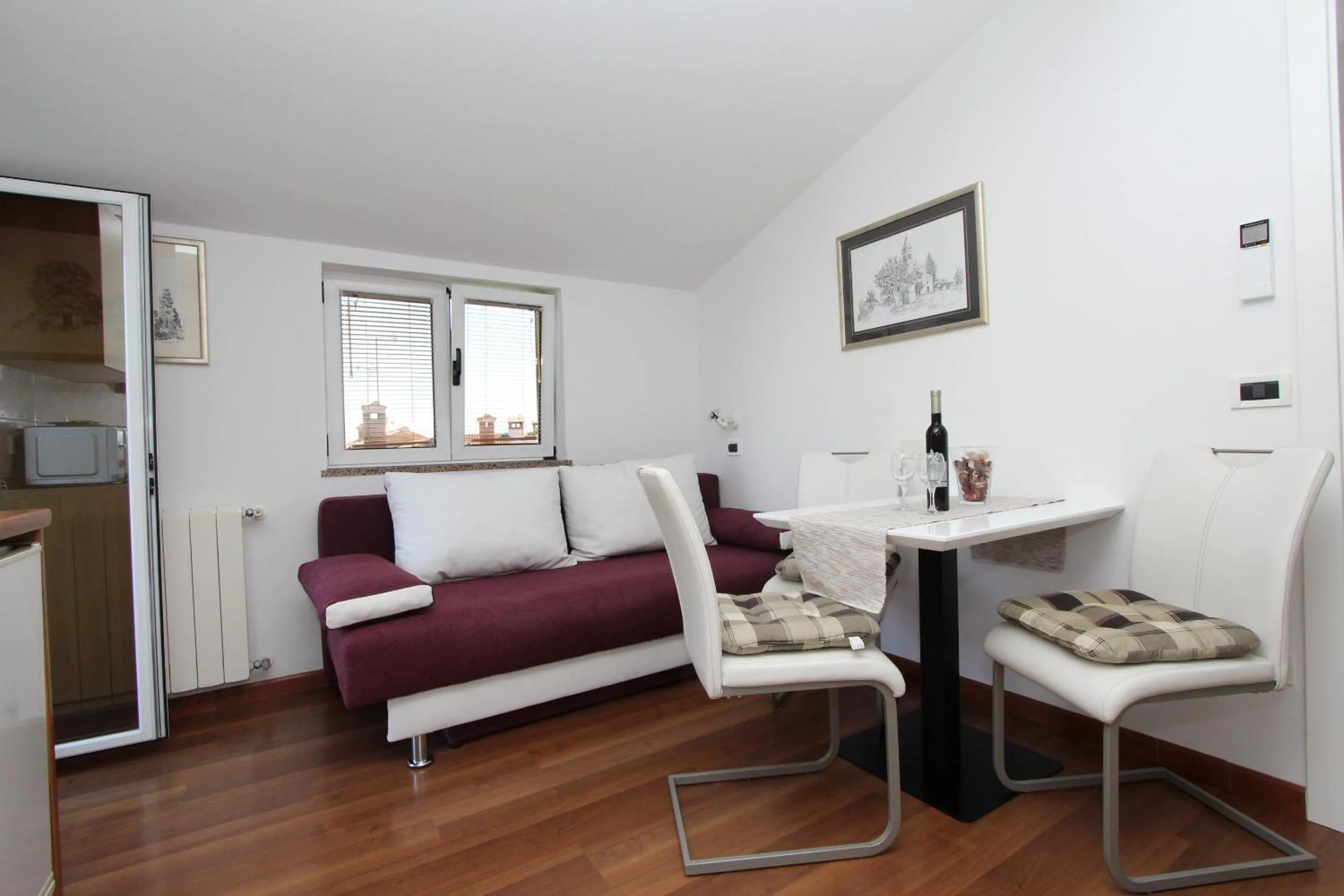 Dining area in Apartments Tanja