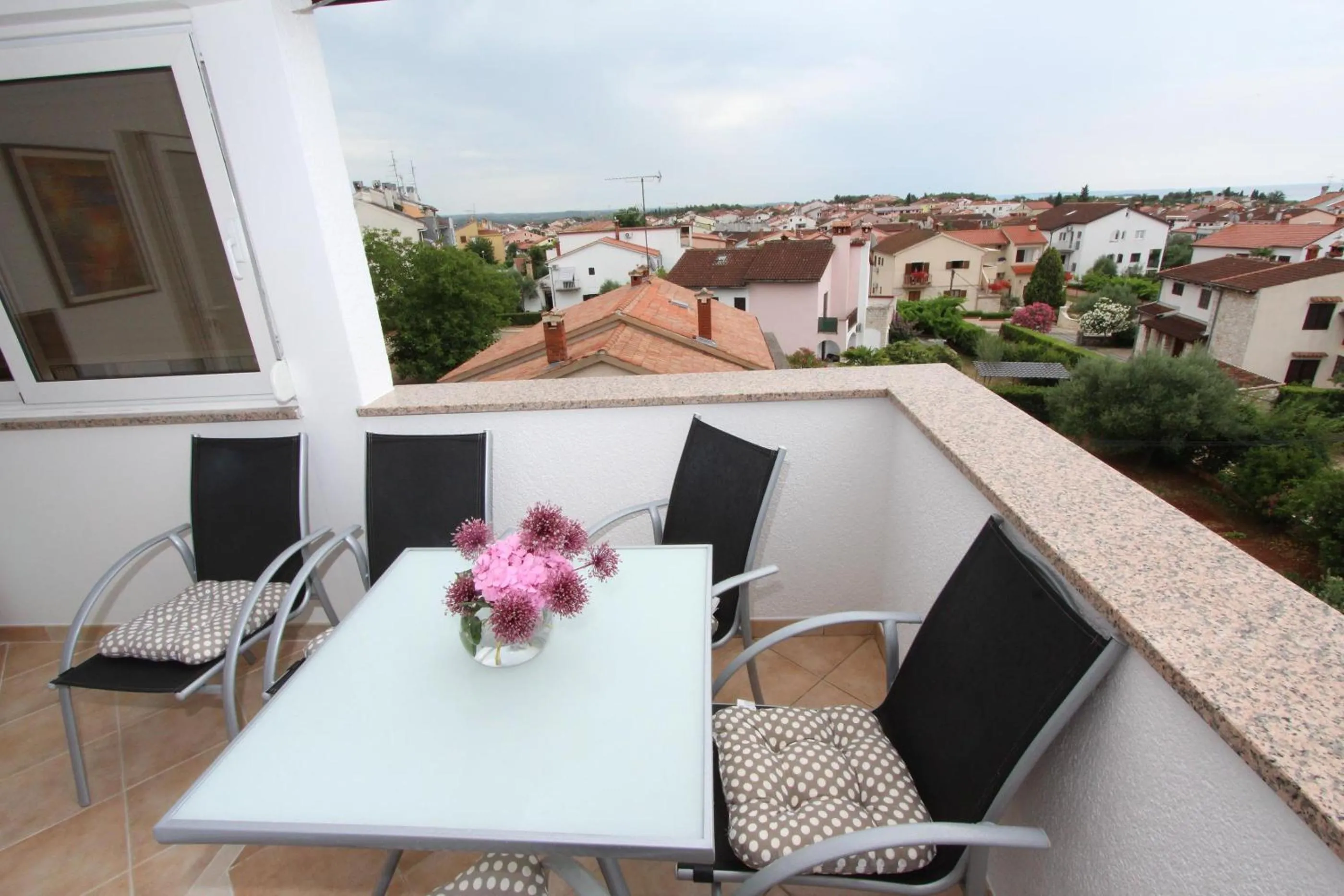 Balcony/Terrace in Apartments Tanja