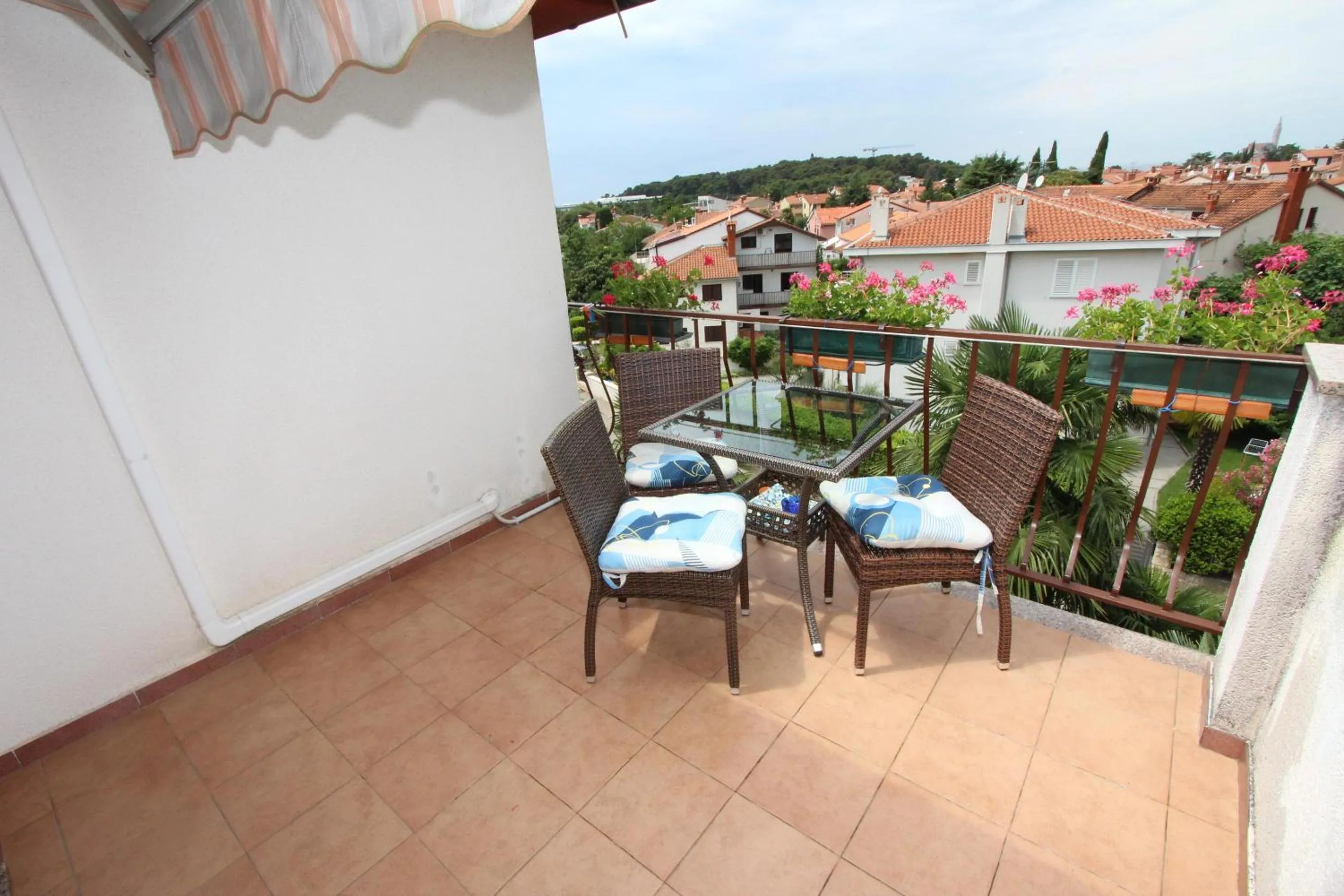 Balcony/Terrace in Apartments Tanja
