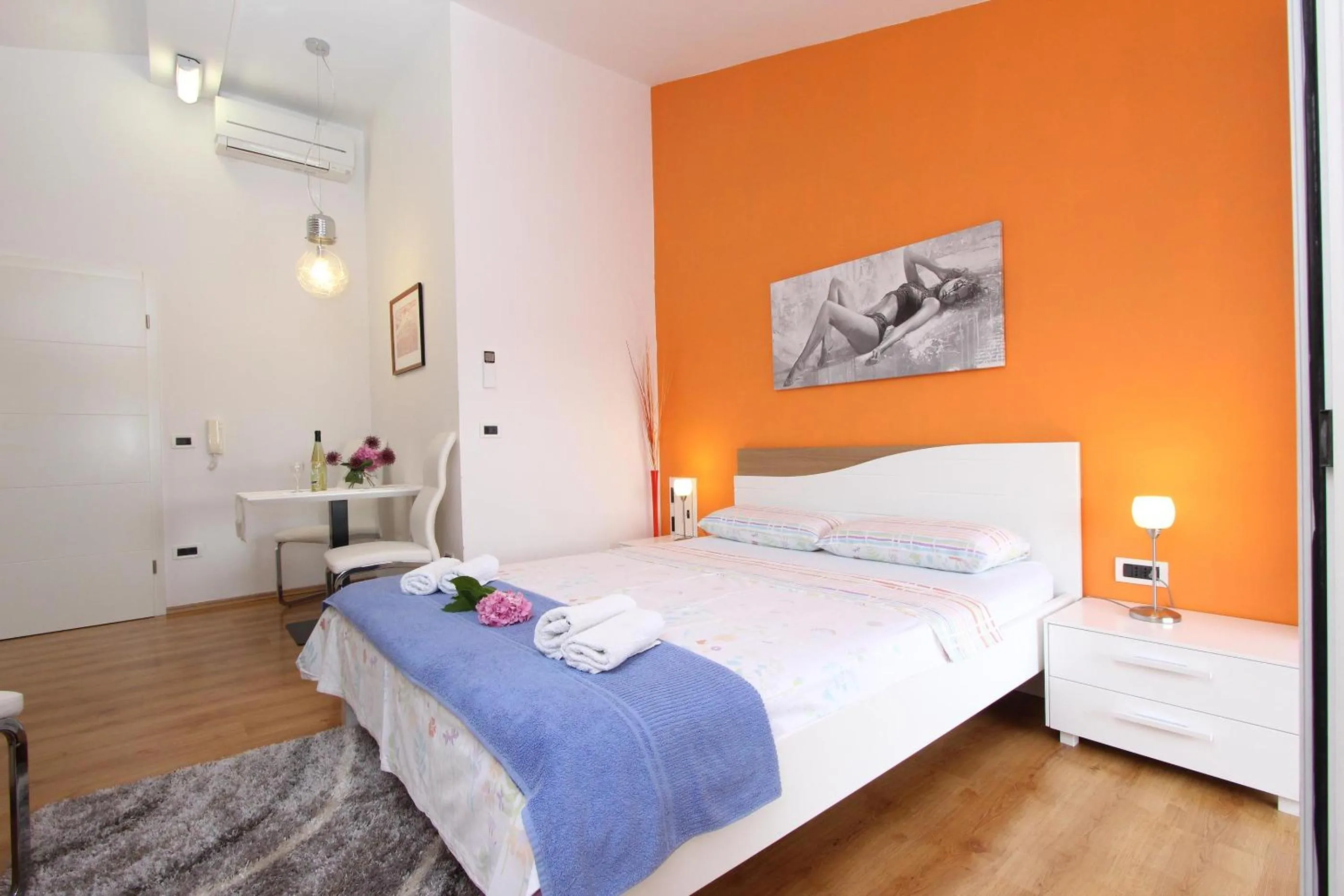 Bedroom, Bed in Apartments Tanja