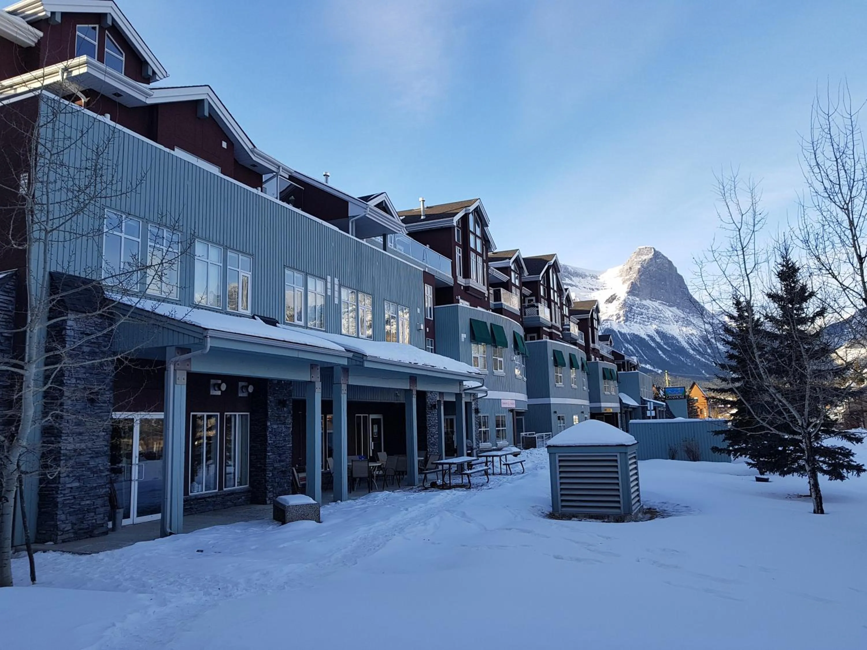 Property building in Sunset Resorts Canmore and Spa