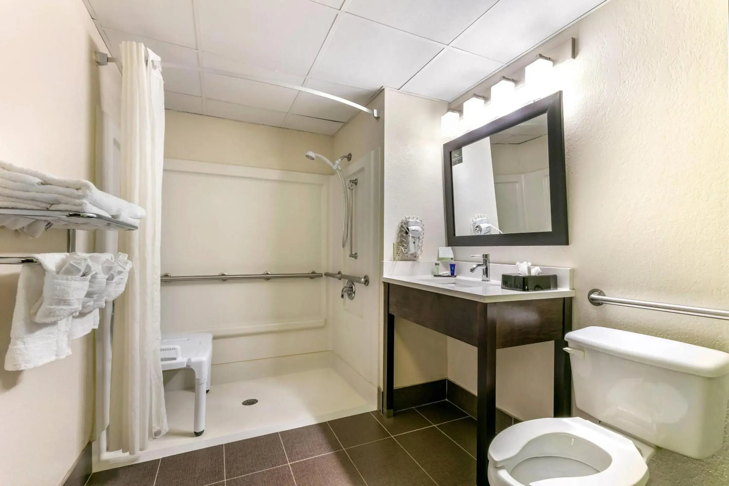 Bedroom in Sleep Inn & Suites near Sports World Blvd Bedroom in Sleep Inn & Suites near Sports World Blvd