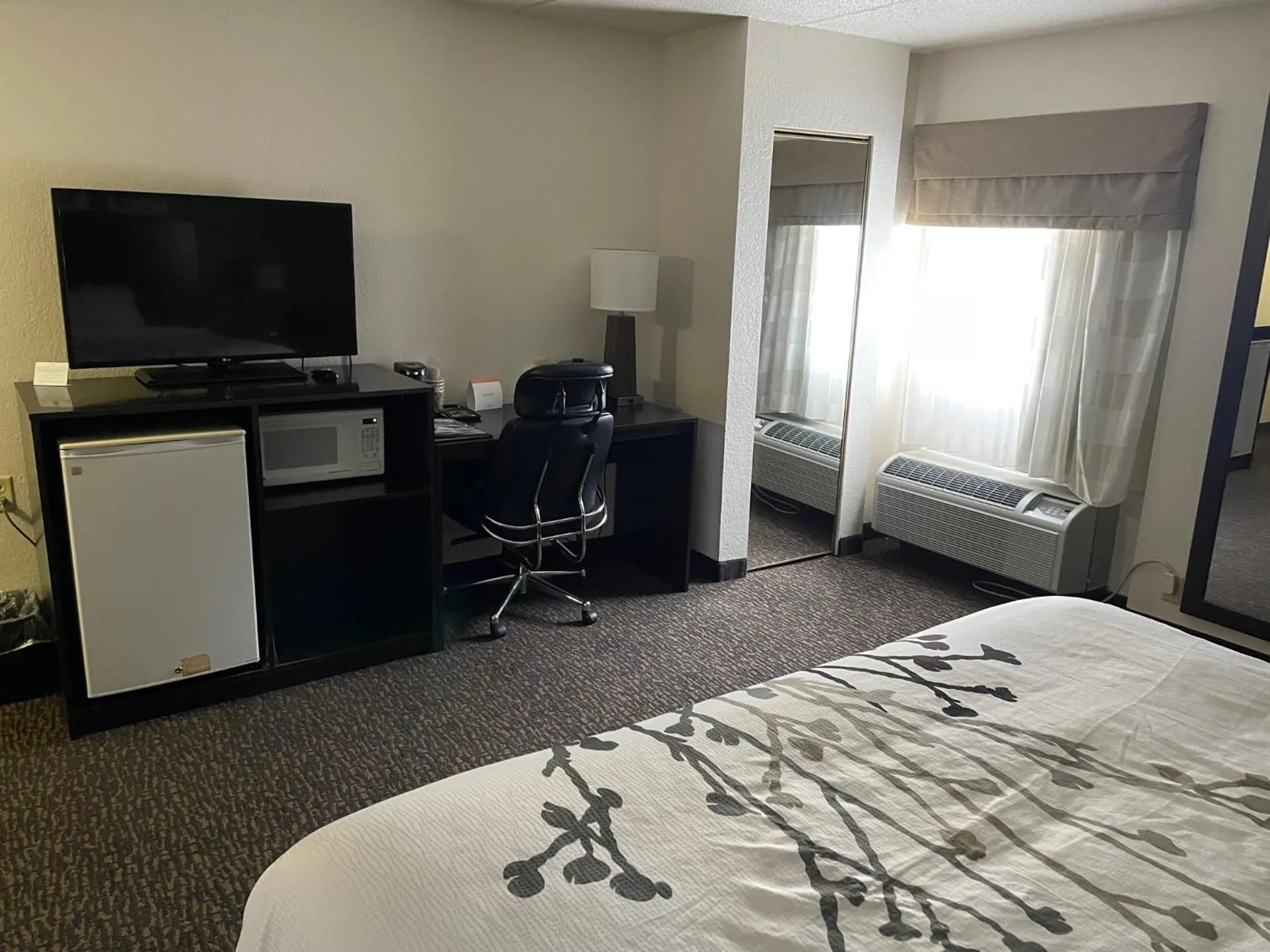 TV and multimedia, Bed in Sleep Inn & Suites near Sports World Blvd