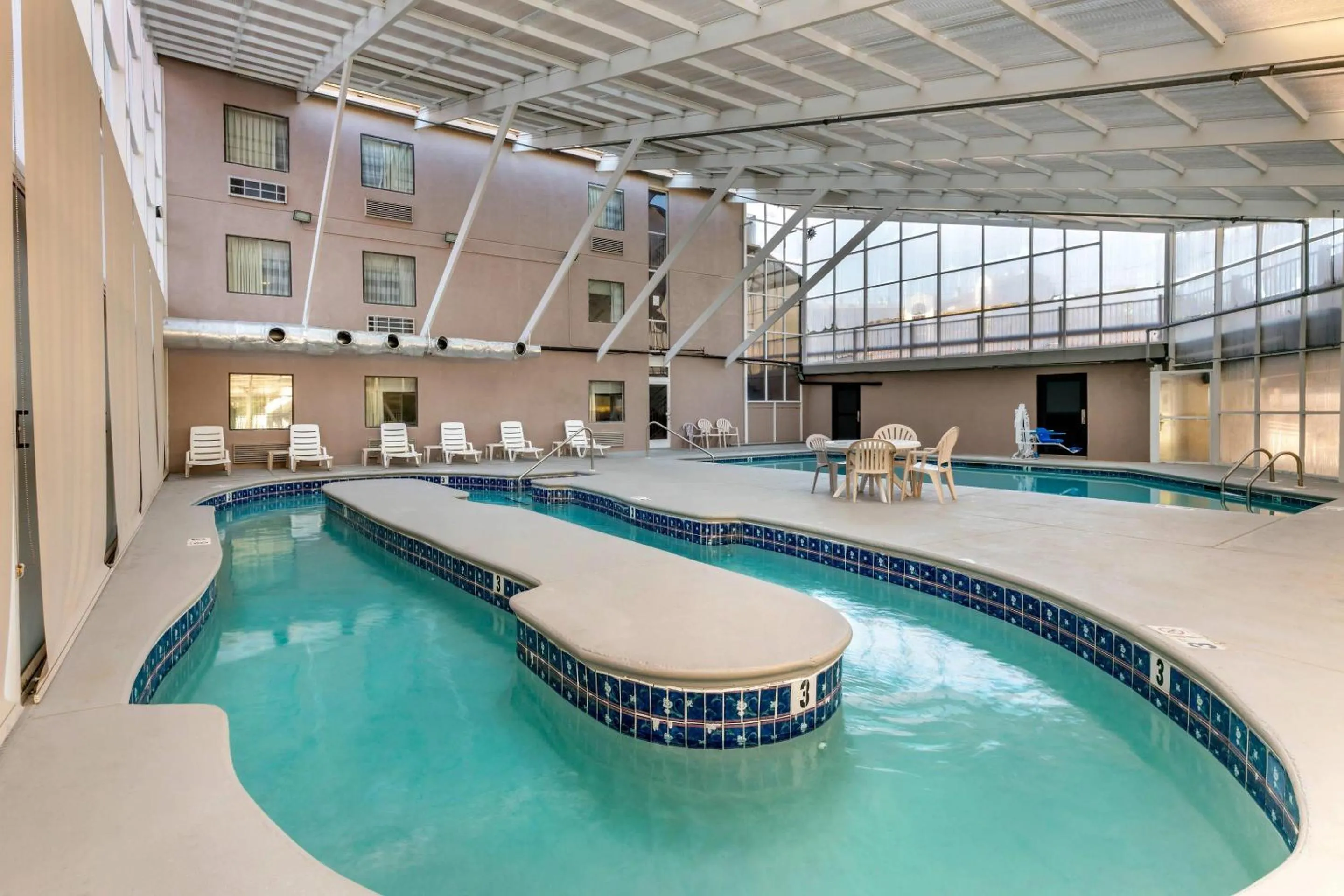 Swimming pool in Sleep Inn & Suites near Sports World Blvd
