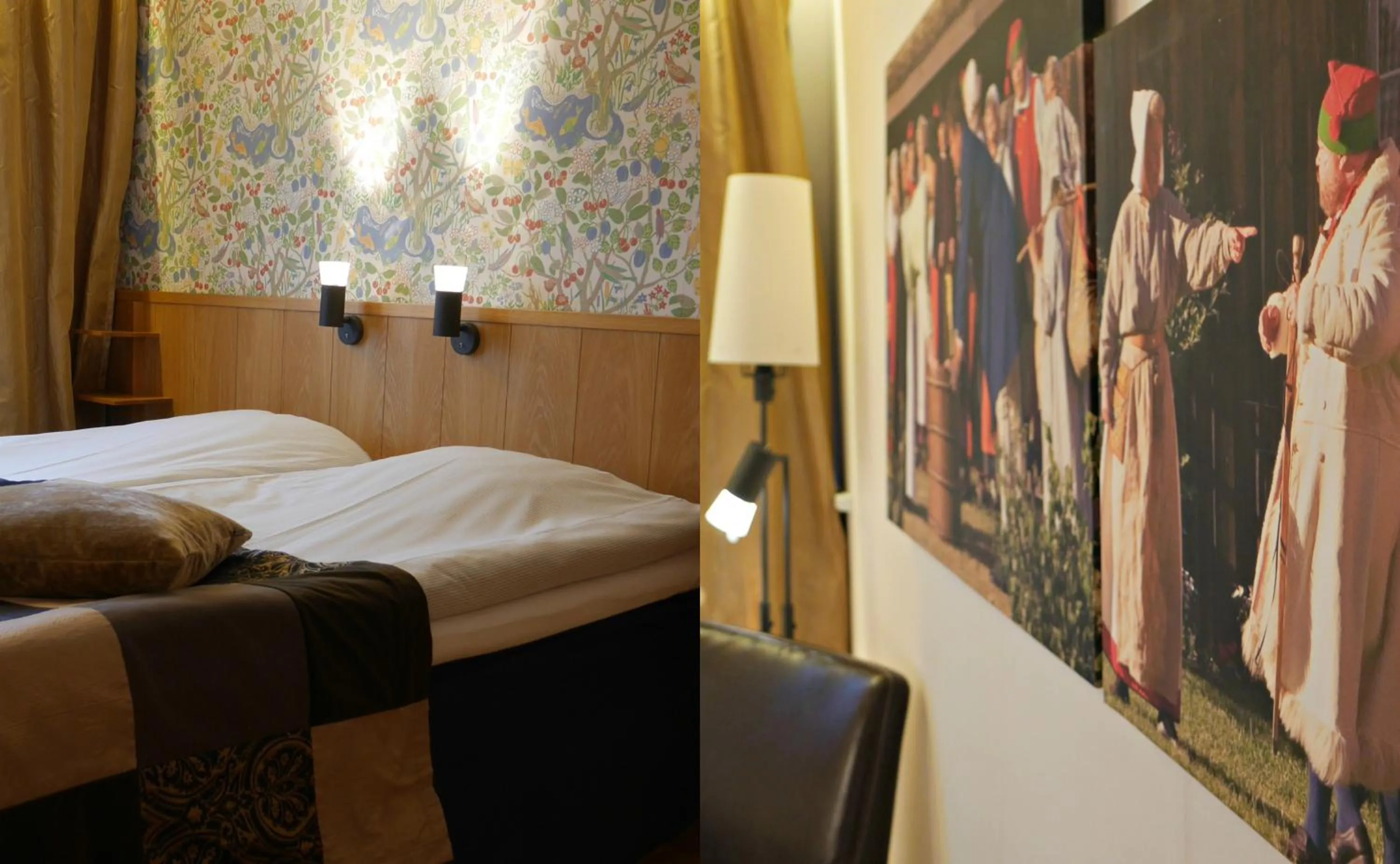 Bed in Sankt Olof Hotell & Krog