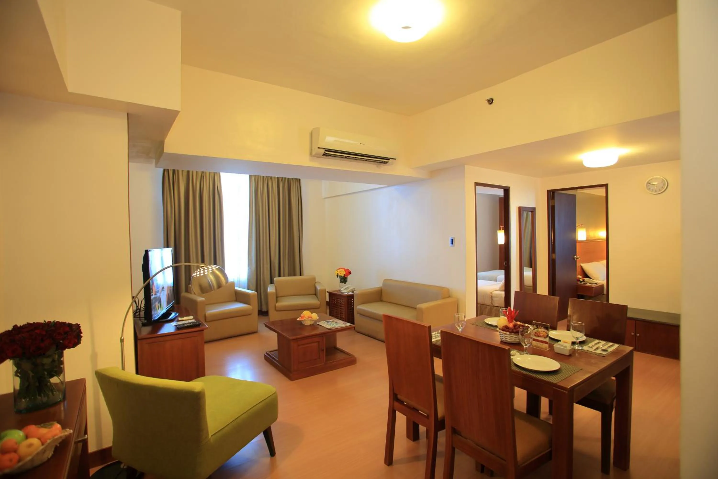 Living room in The Malayan Plaza Hotel