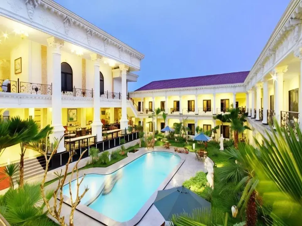 Property building, Swimming Pool in The Grand Palace Hotel Yogyakarta