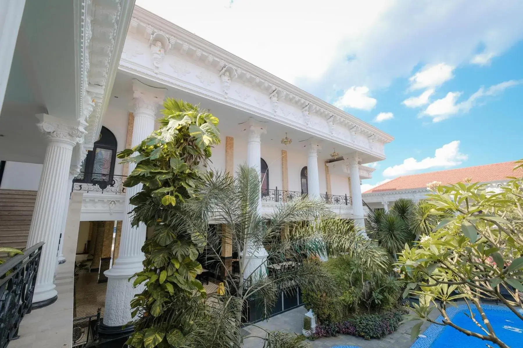 Pool view, Property Building in The Grand Palace Hotel Yogyakarta