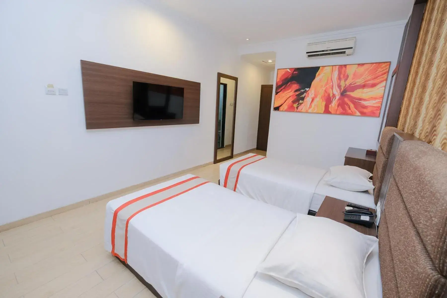 Bedroom, Bed in The Grand Palace Hotel Yogyakarta