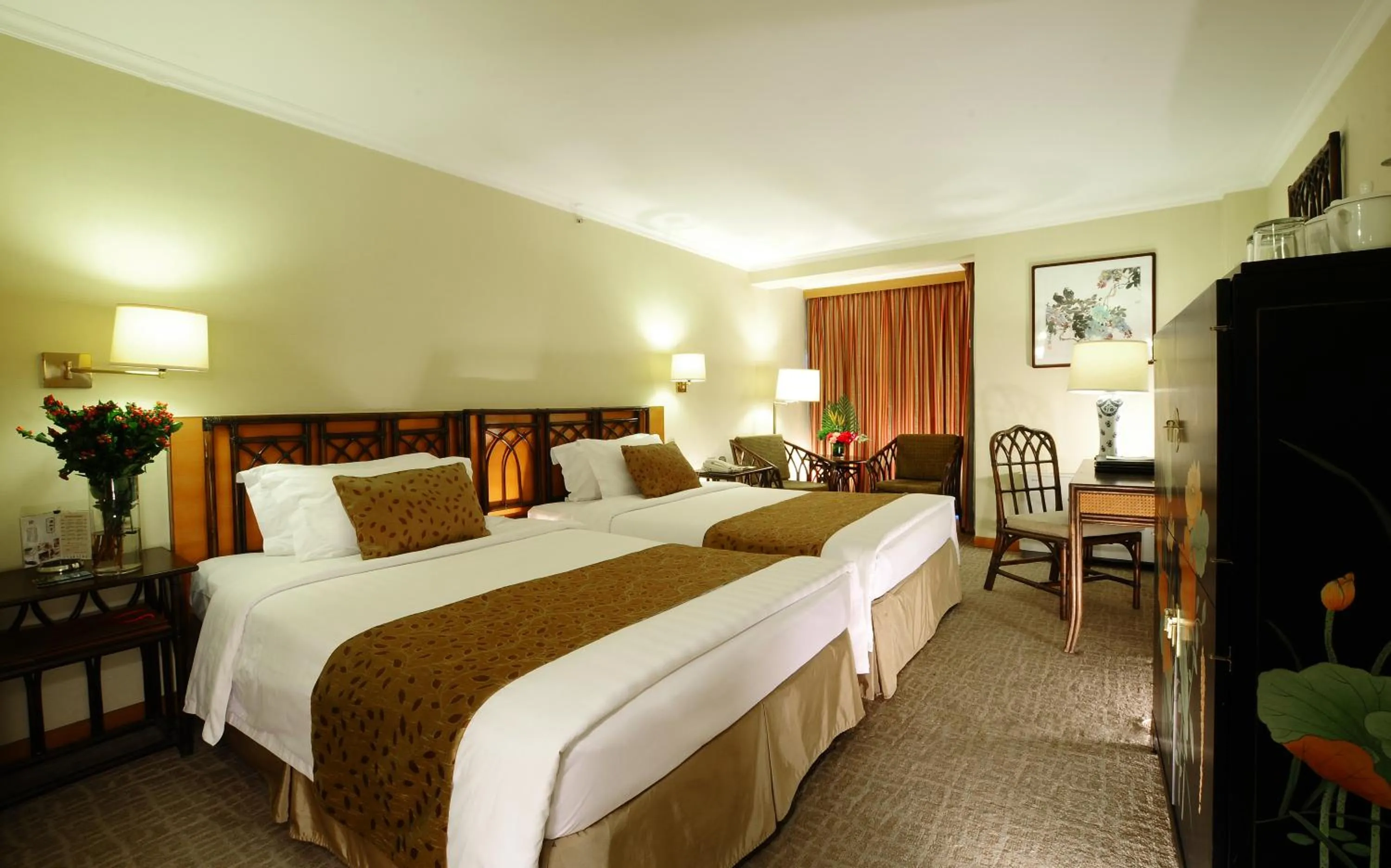 Bed in Jianguo Hotel Xi'an