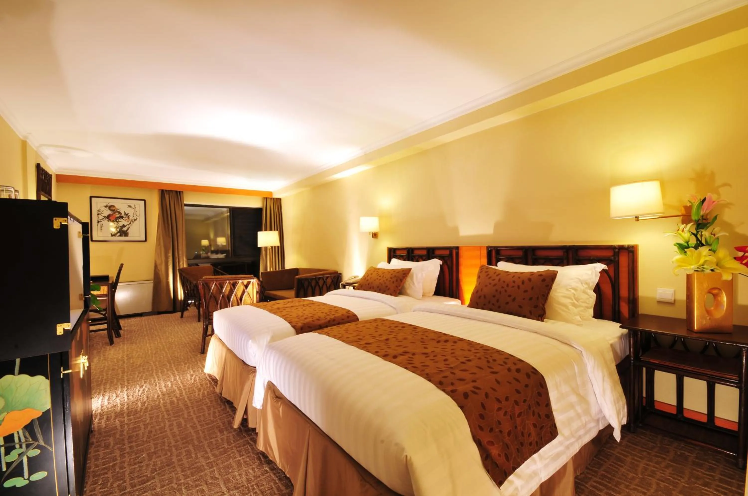 Bed in Jianguo Hotel Xi'an