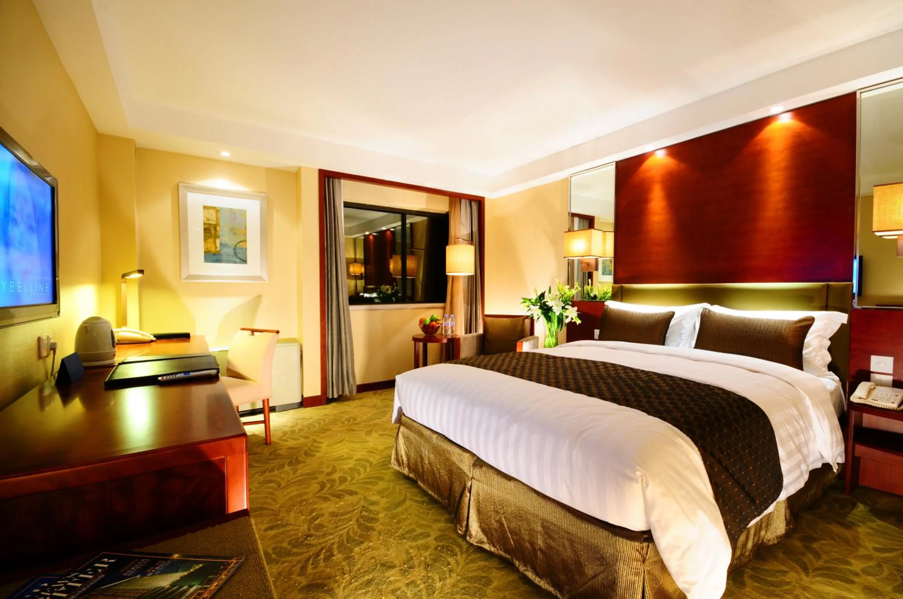 Bed in Jianguo Hotel Xi'an