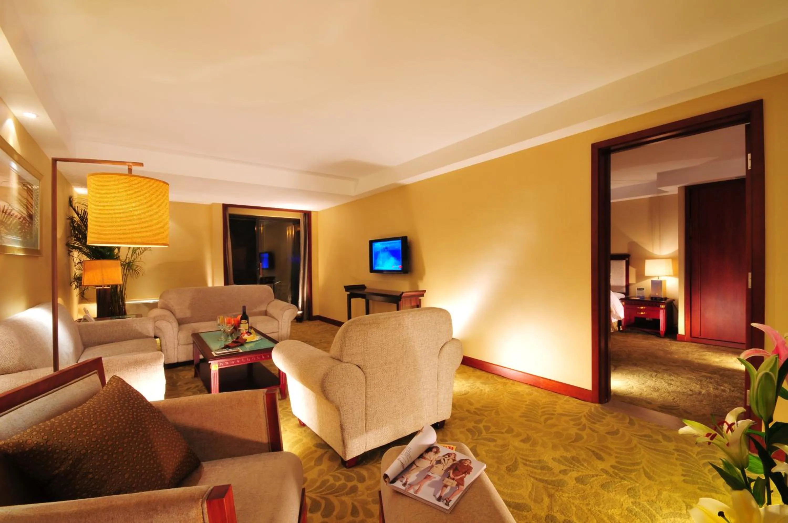 Living room in Jianguo Hotel Xi'an