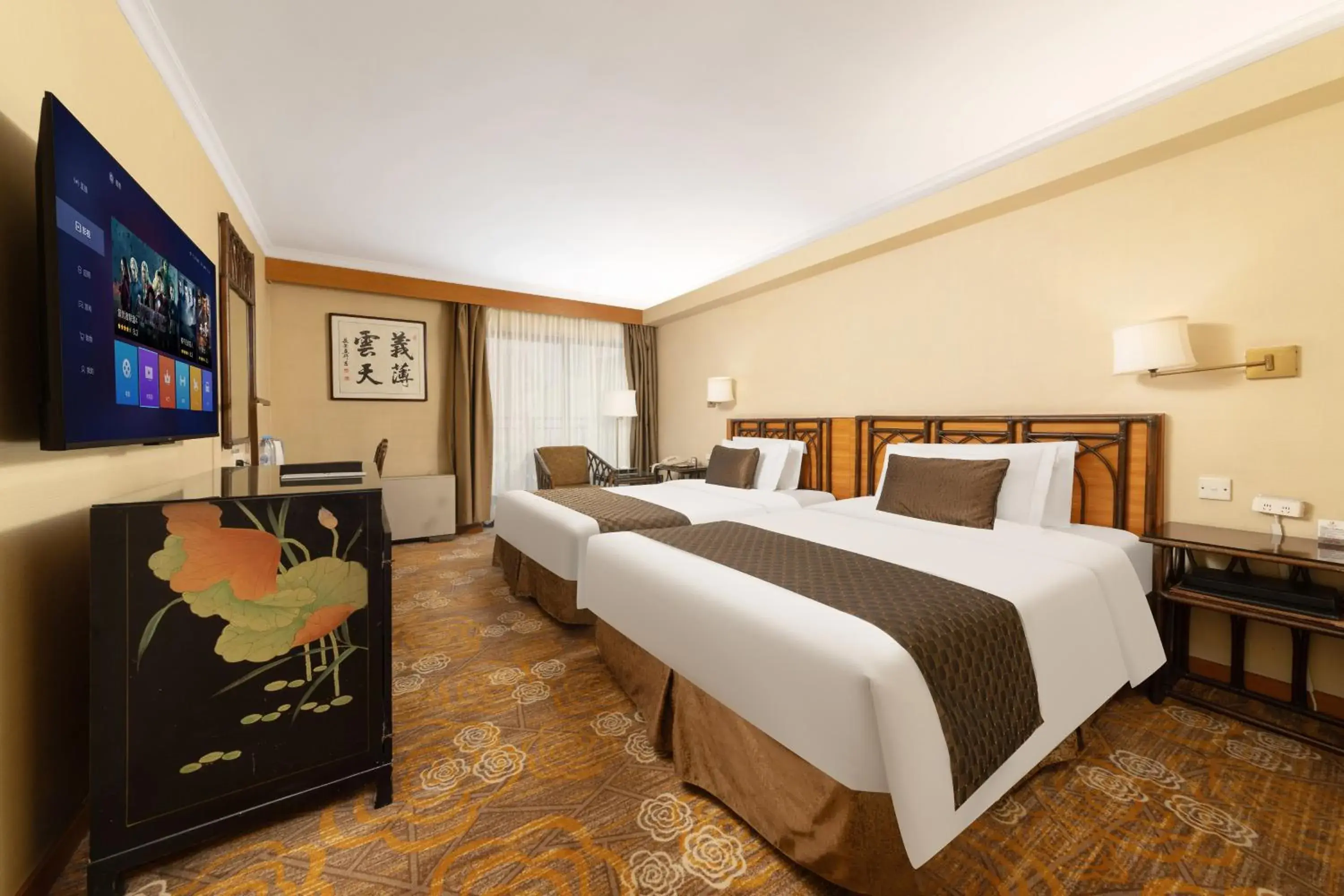 Bed in Jianguo Hotel Xi'an Bed in Jianguo Hotel Xi'an