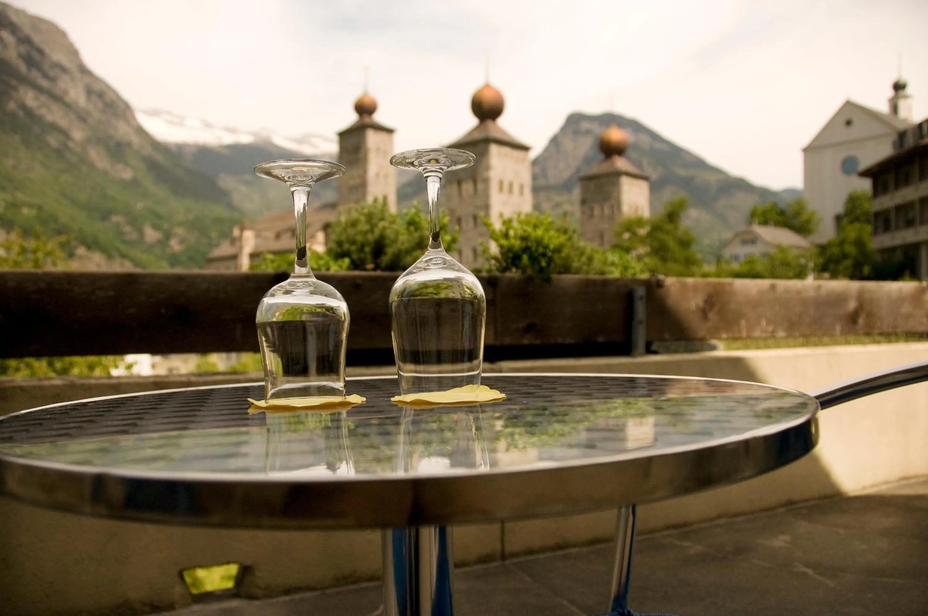 Balcony/Terrace in Schlosshotel - Self Check-In Hotel