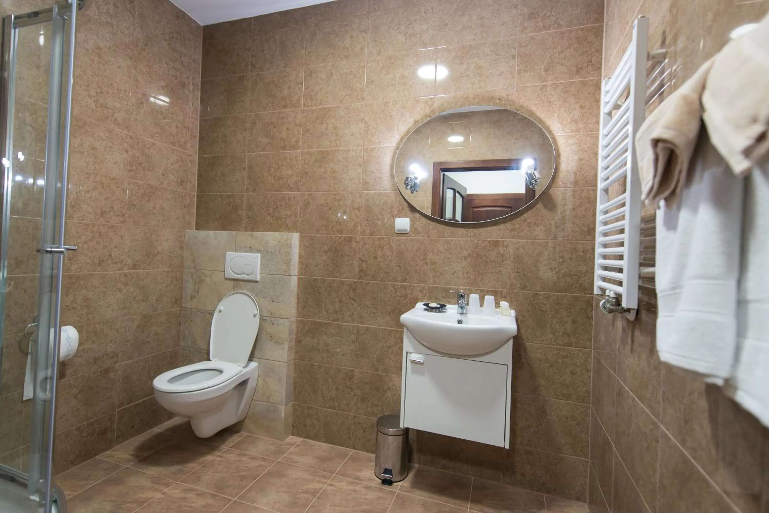 Bathroom in First Hotel