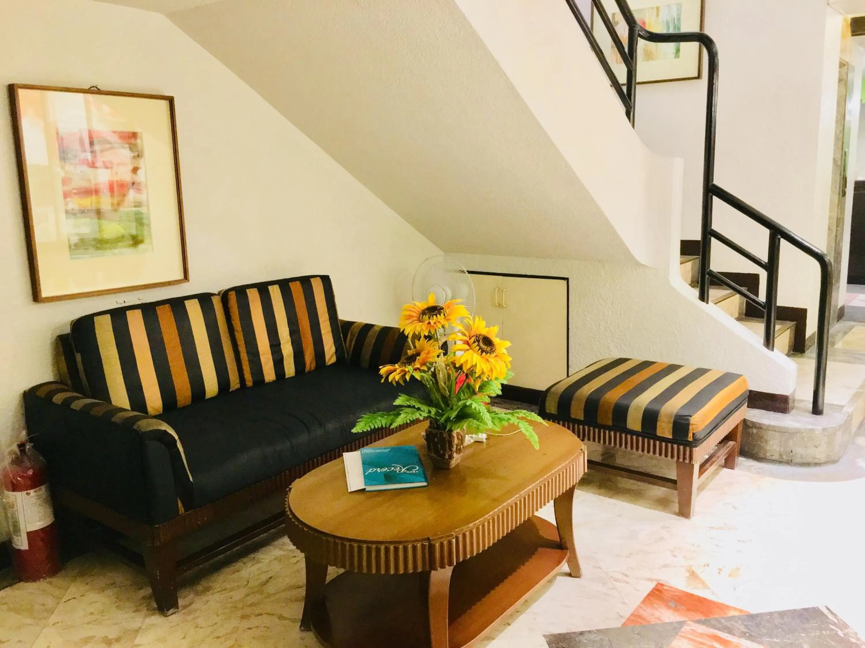 Seating area in Jupiter Suites