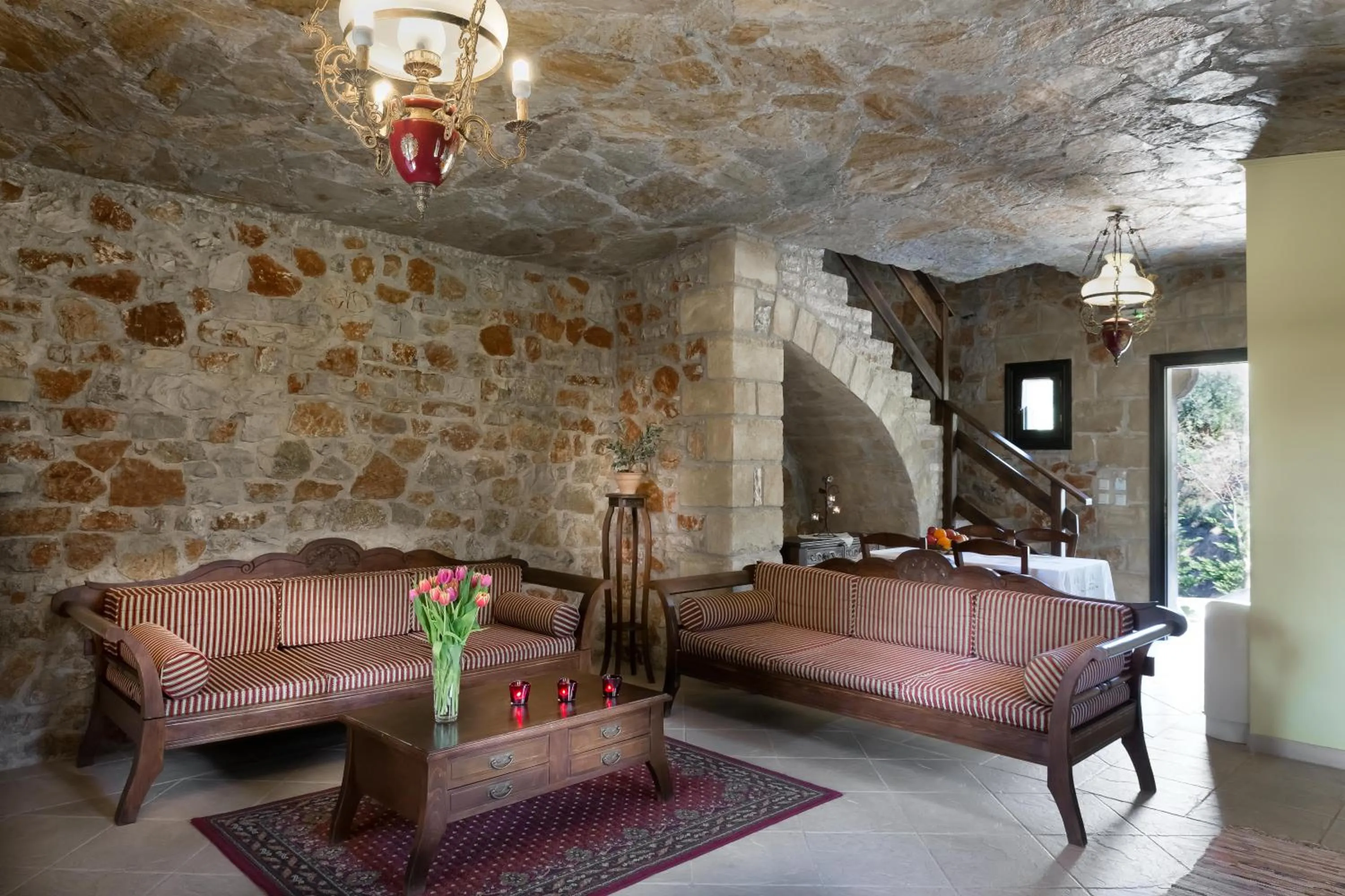 Seating area in Klymeni Traditional Homes
