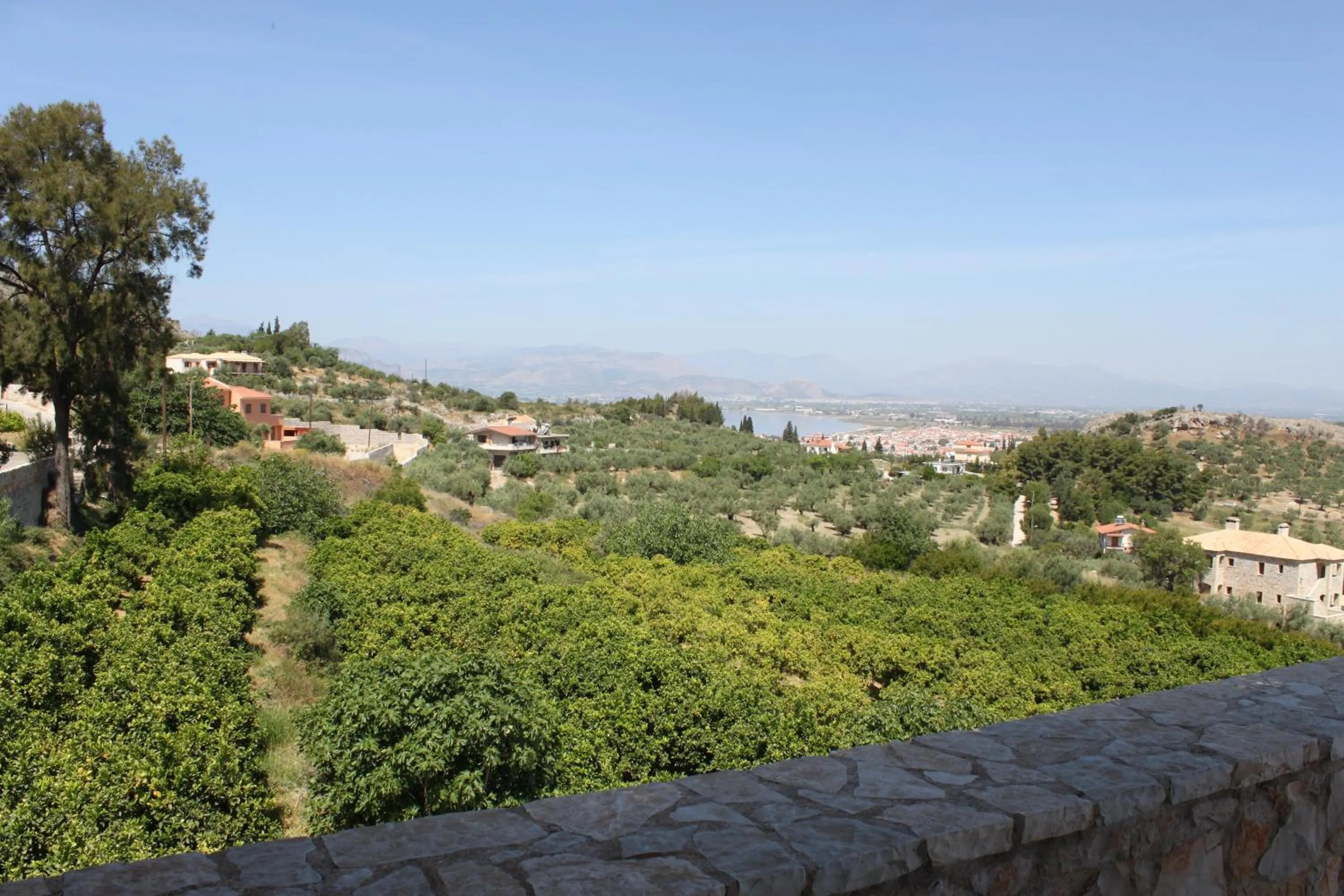 Garden view in Klymeni Traditional Homes