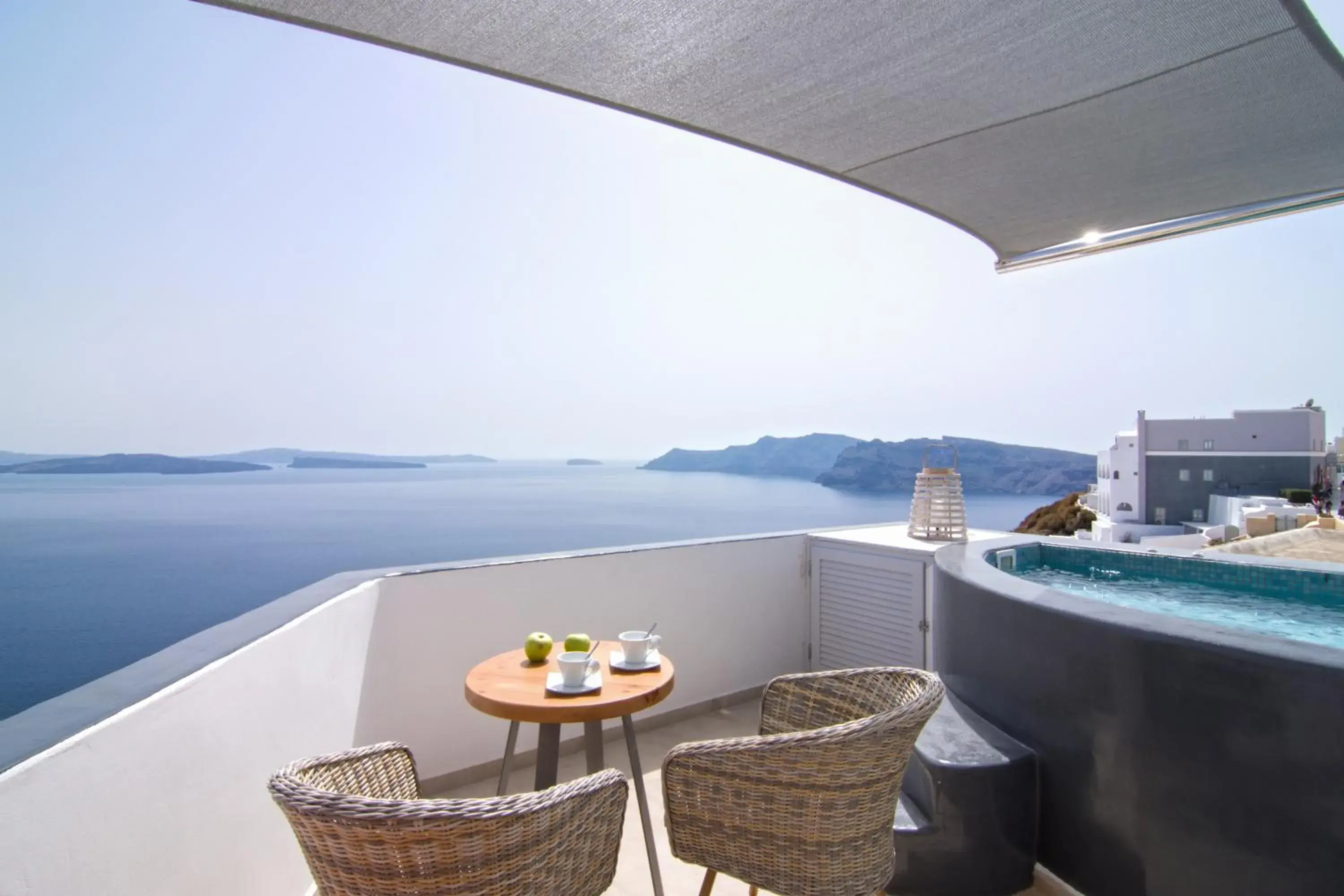 Master Suite with Outdoor Hot Tub & Caldera View in Santorini Secret Premium Master Suite with Outdoor Hot Tub & Caldera View in Santorini Secret Premium