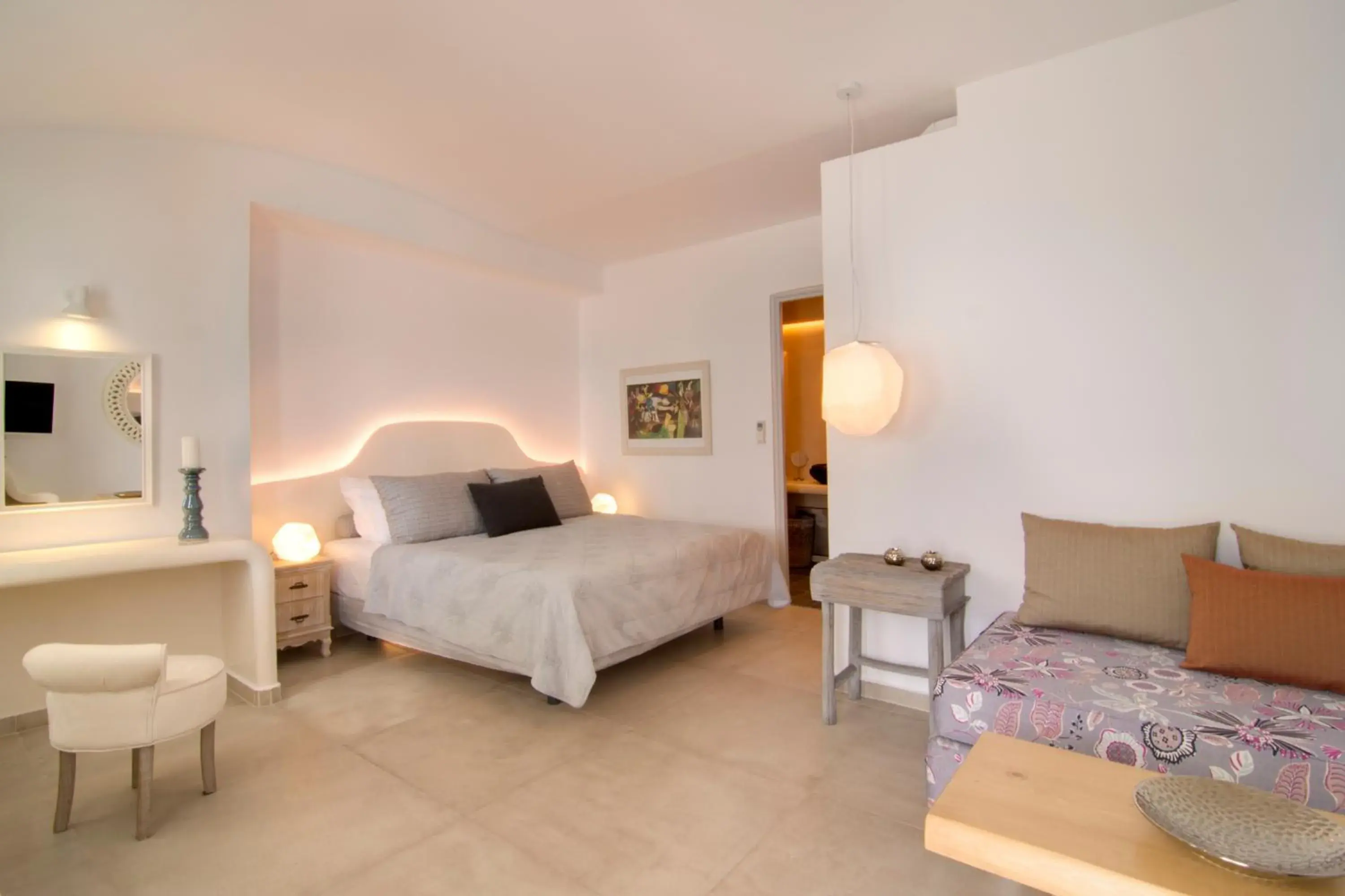 Bedroom, Bed in Santorini Secret Premium Bedroom, Bed in Santorini Secret Premium