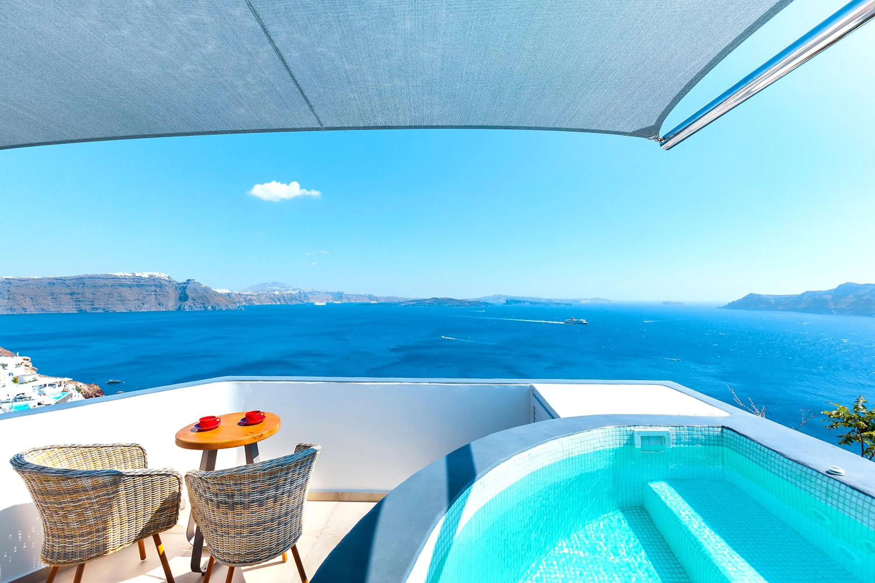 Balcony/Terrace in Santorini Secret Premium