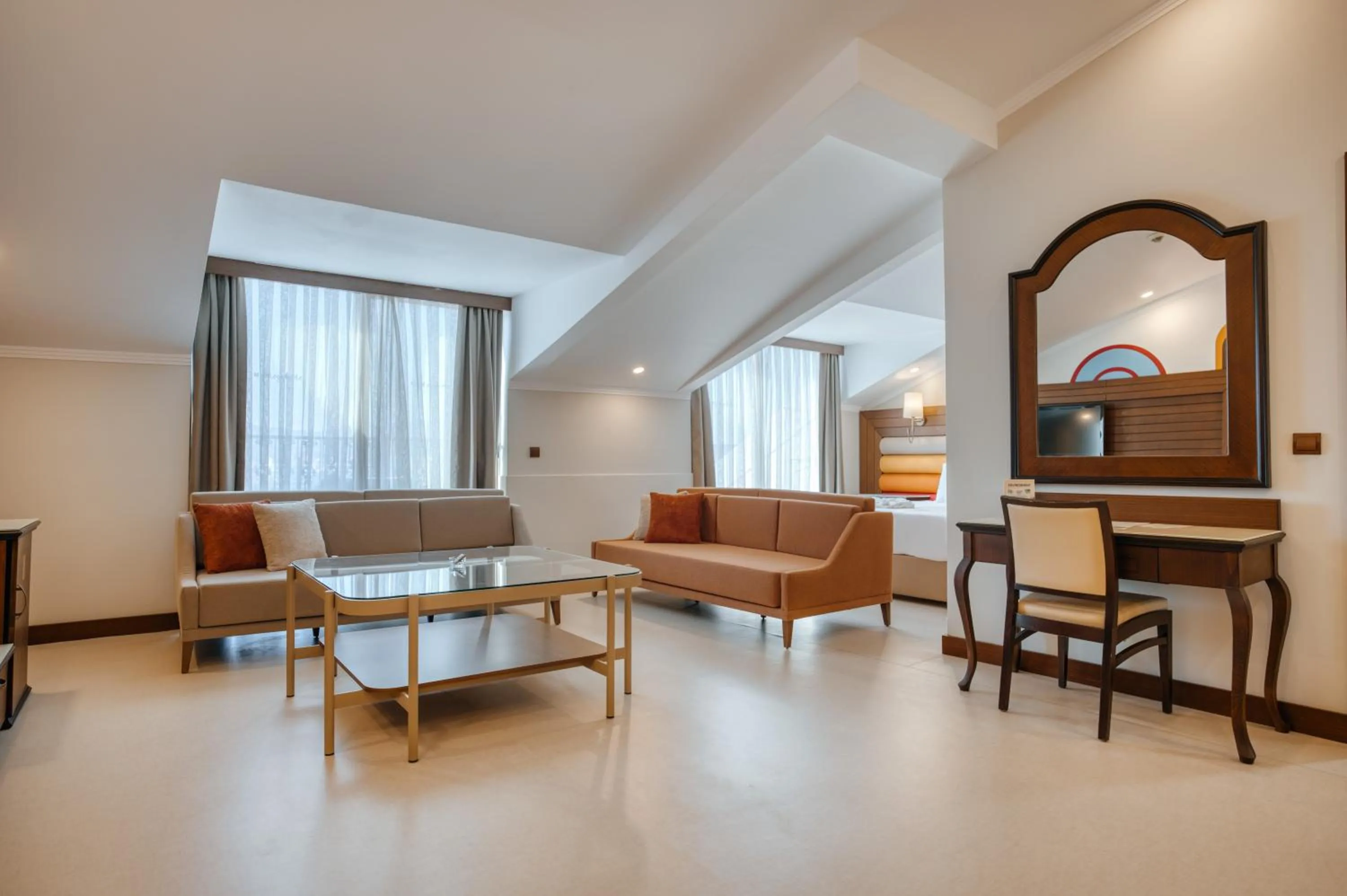 Living room in Megasaray Westbeach Antalya