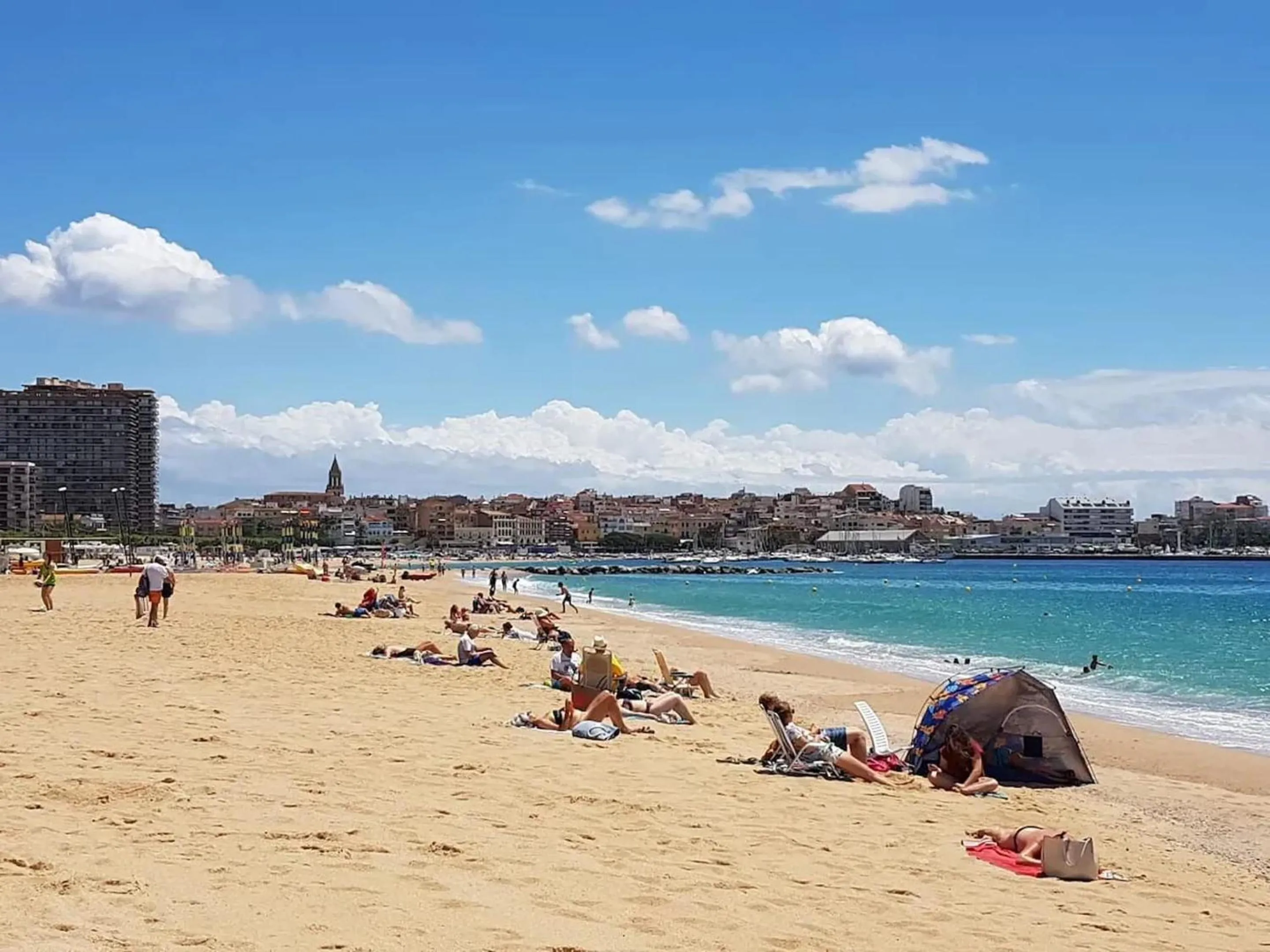 Bird's eye view in Charming House in Palamós near Beaches