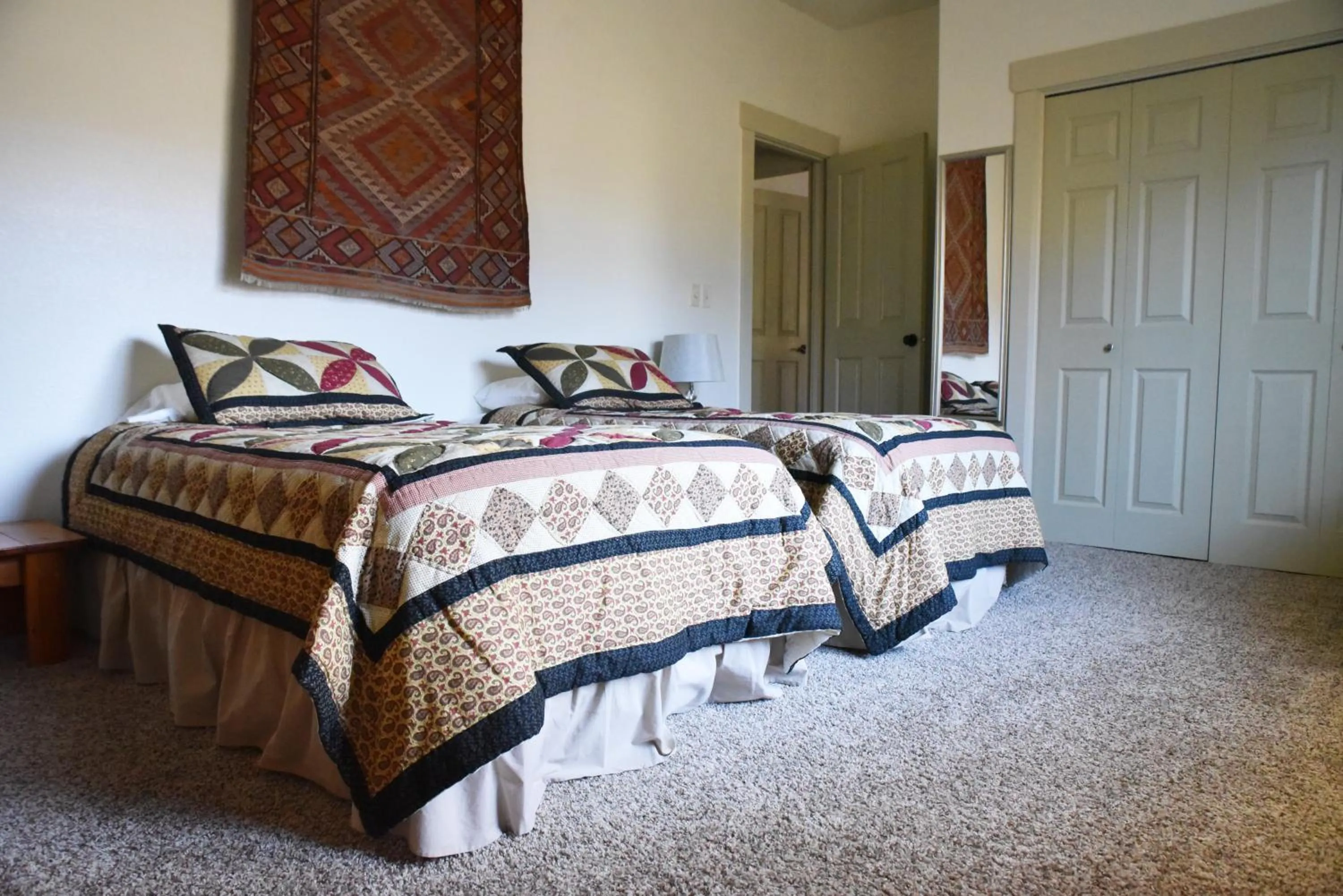 Bed in Harmony Belle at Kolob Canyon