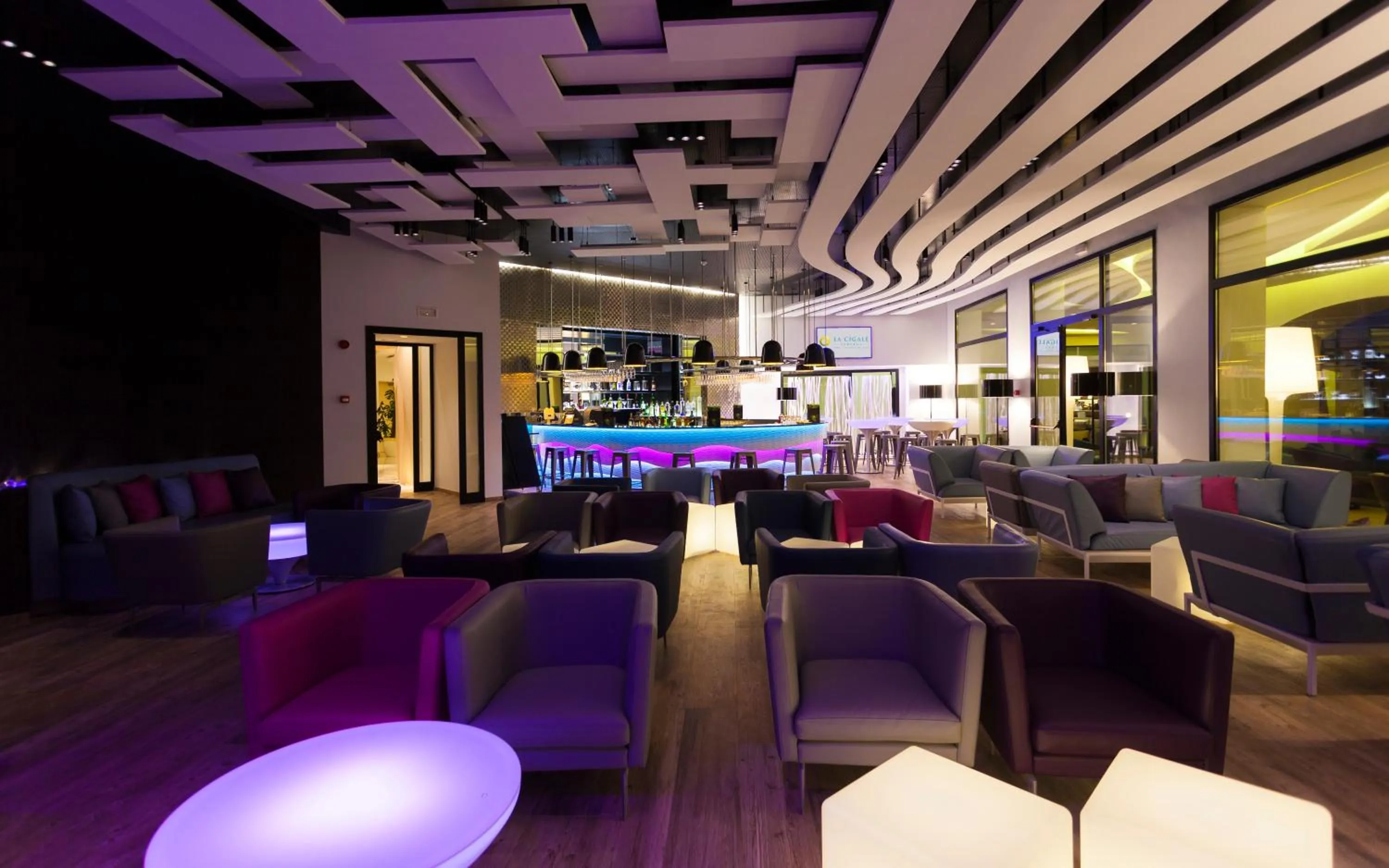 Lounge or bar in La Cigale Tabarka