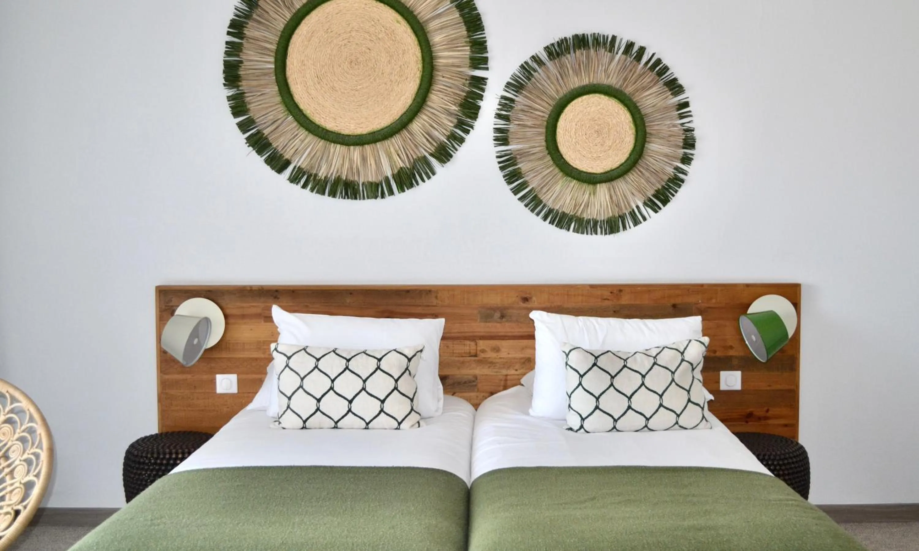 Decorative detail, Bed in Le Balamina