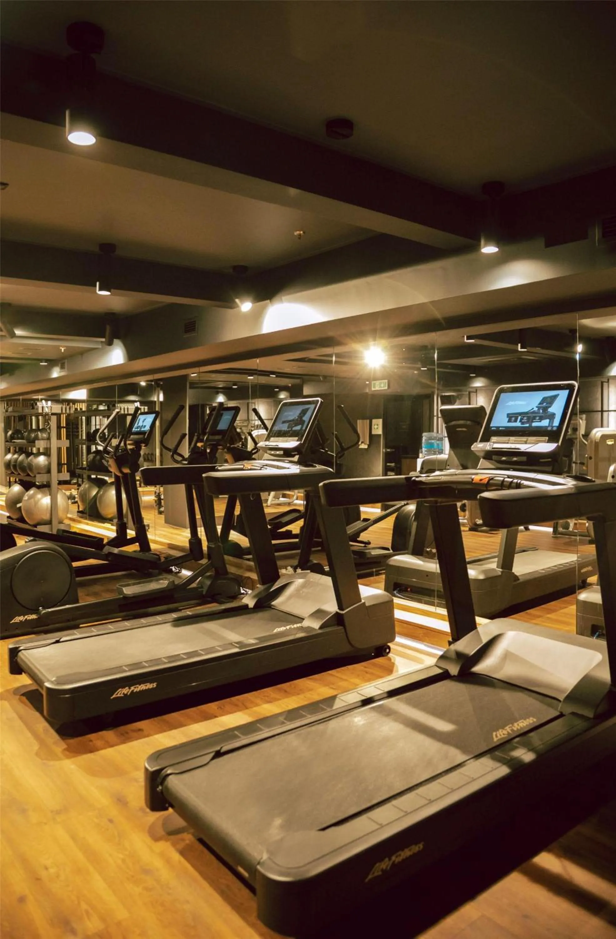 Fitness centre/facilities in Radisson Blu Hotel Prague