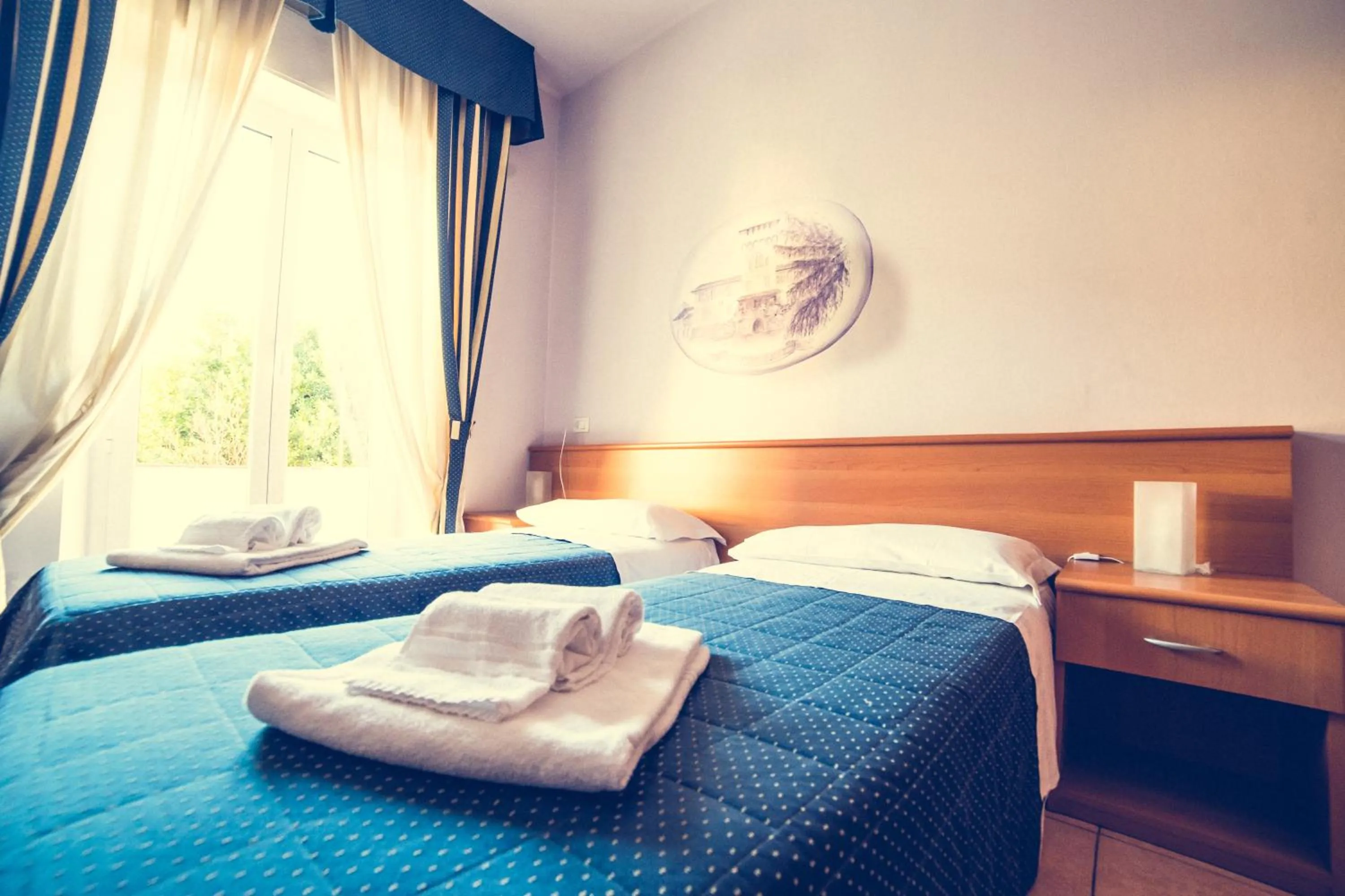 Bed in Hotel La Gaietta