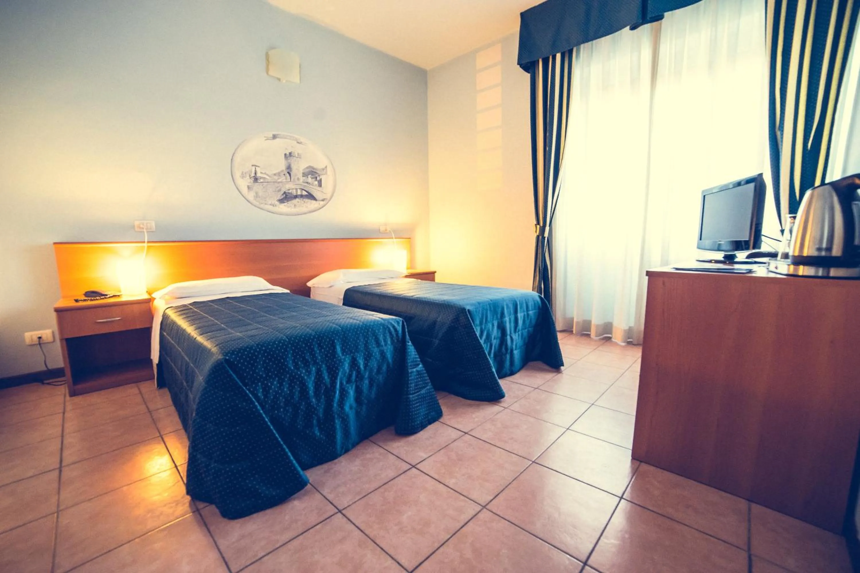 Bed in Hotel La Gaietta