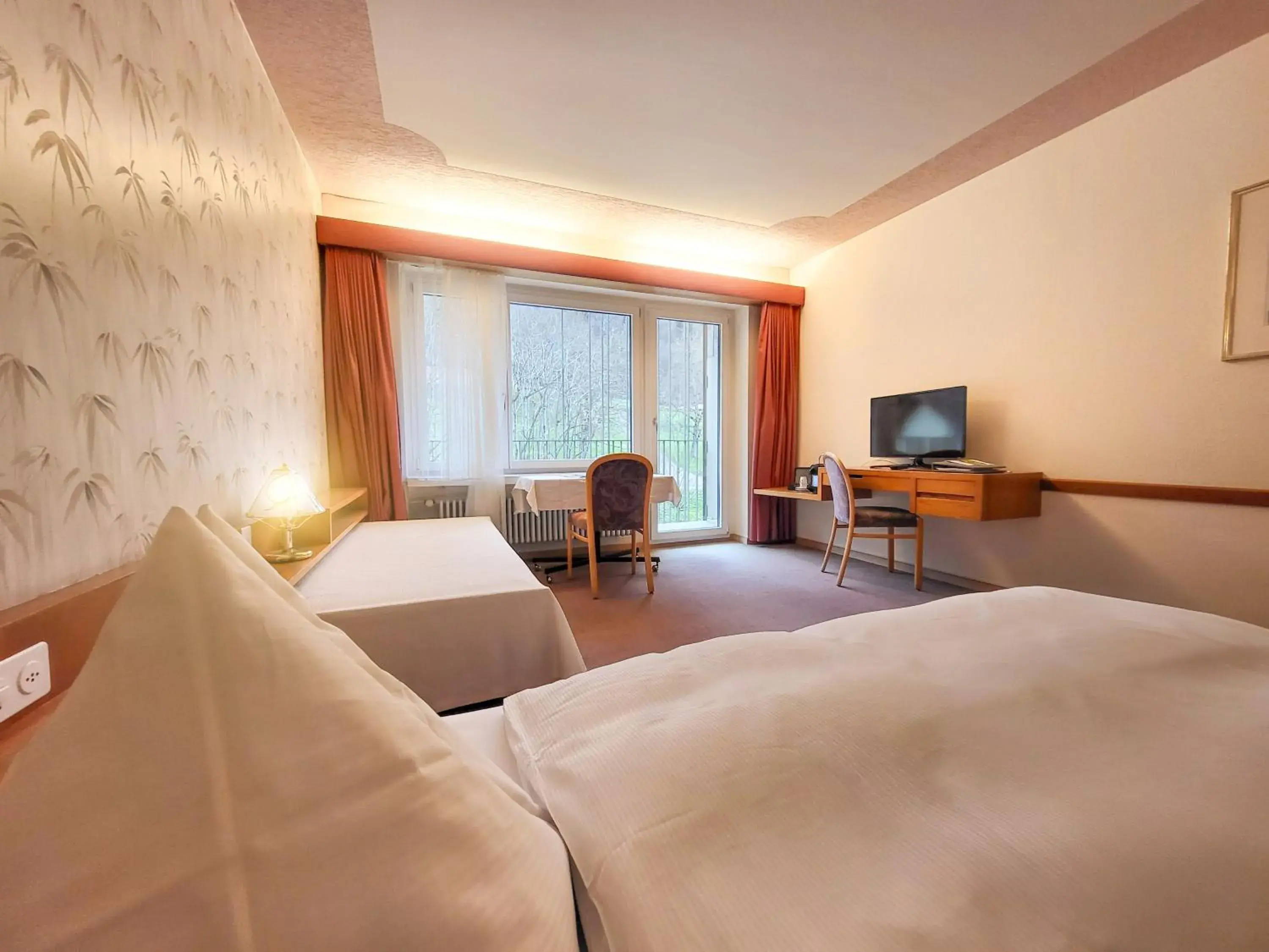 Budget Twin Room in Hotel Bad Ramsach Budget Twin Room in Hotel Bad Ramsach