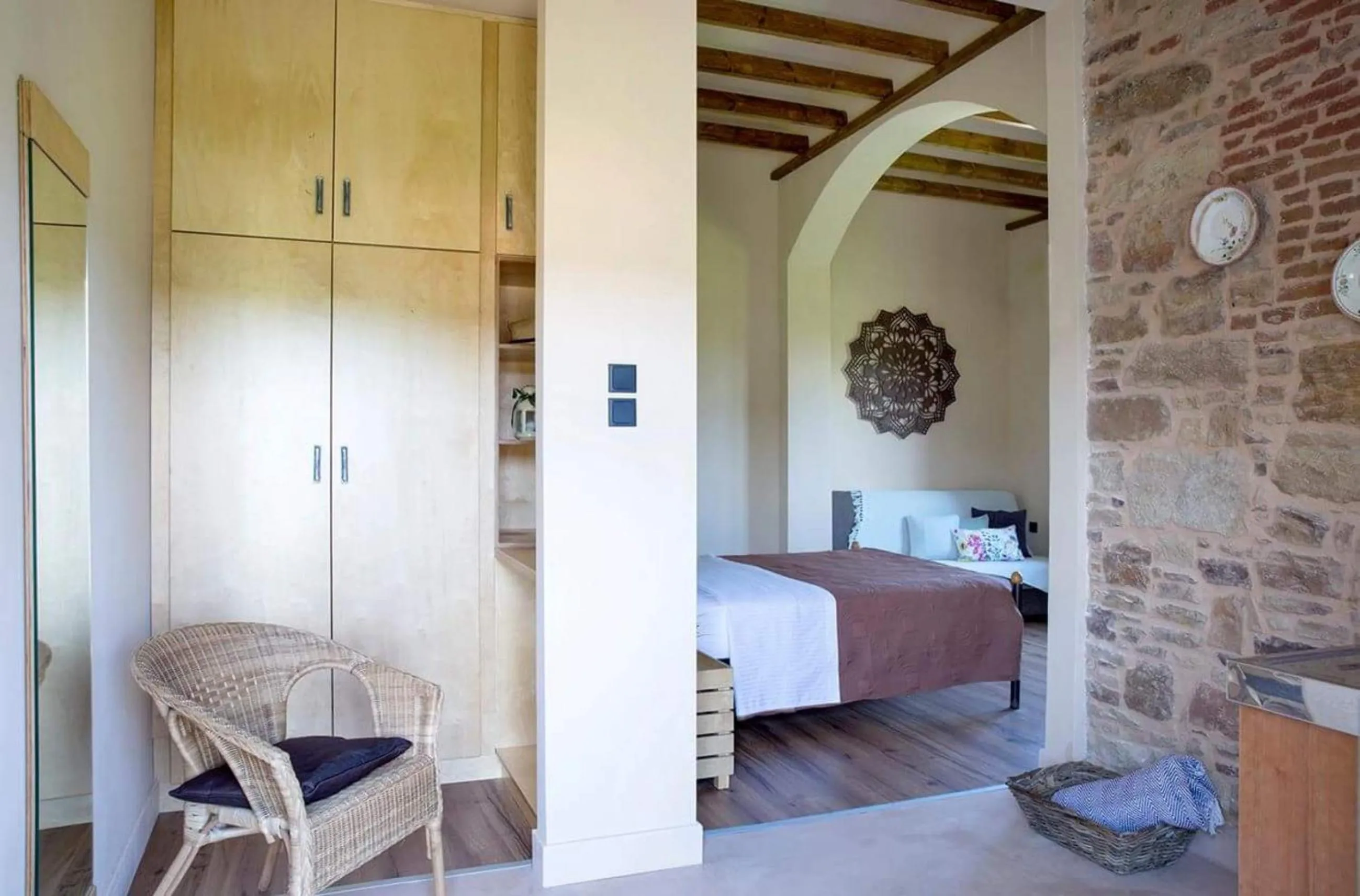 Bed in Voulamandis House