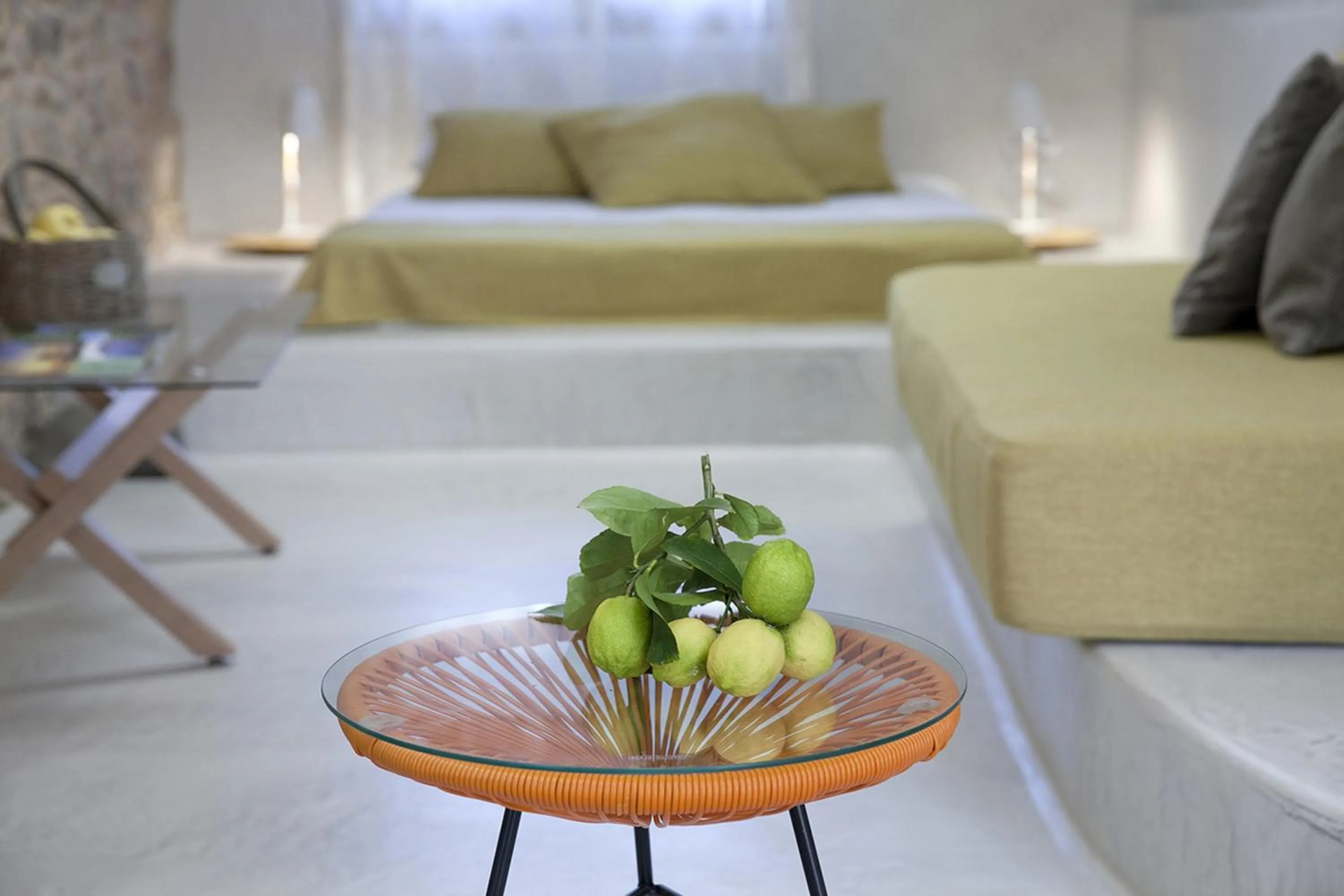 Seating area in Voulamandis House